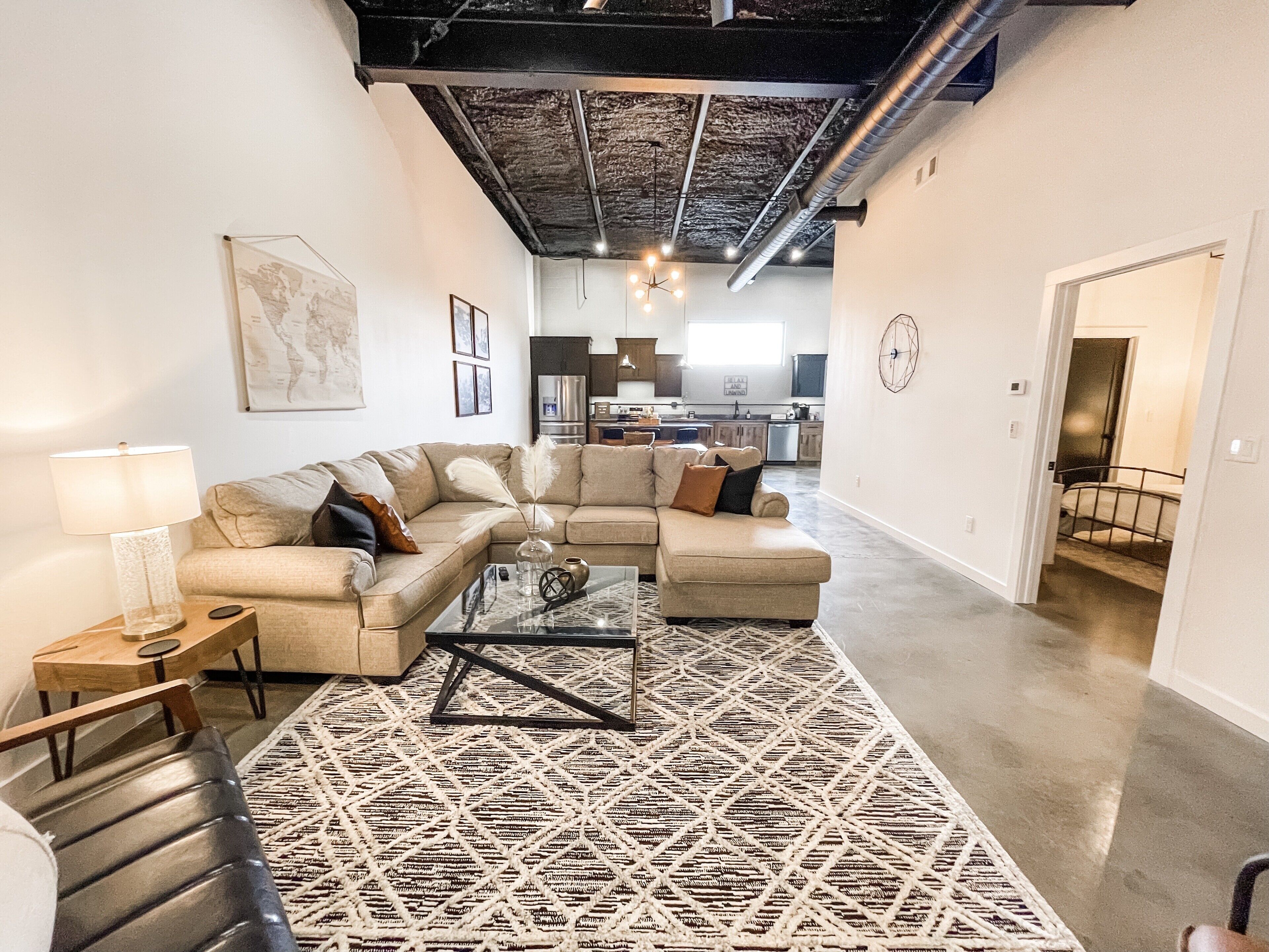 NEW! The Flats - Industrial/modern loft within walking distance to downtown!