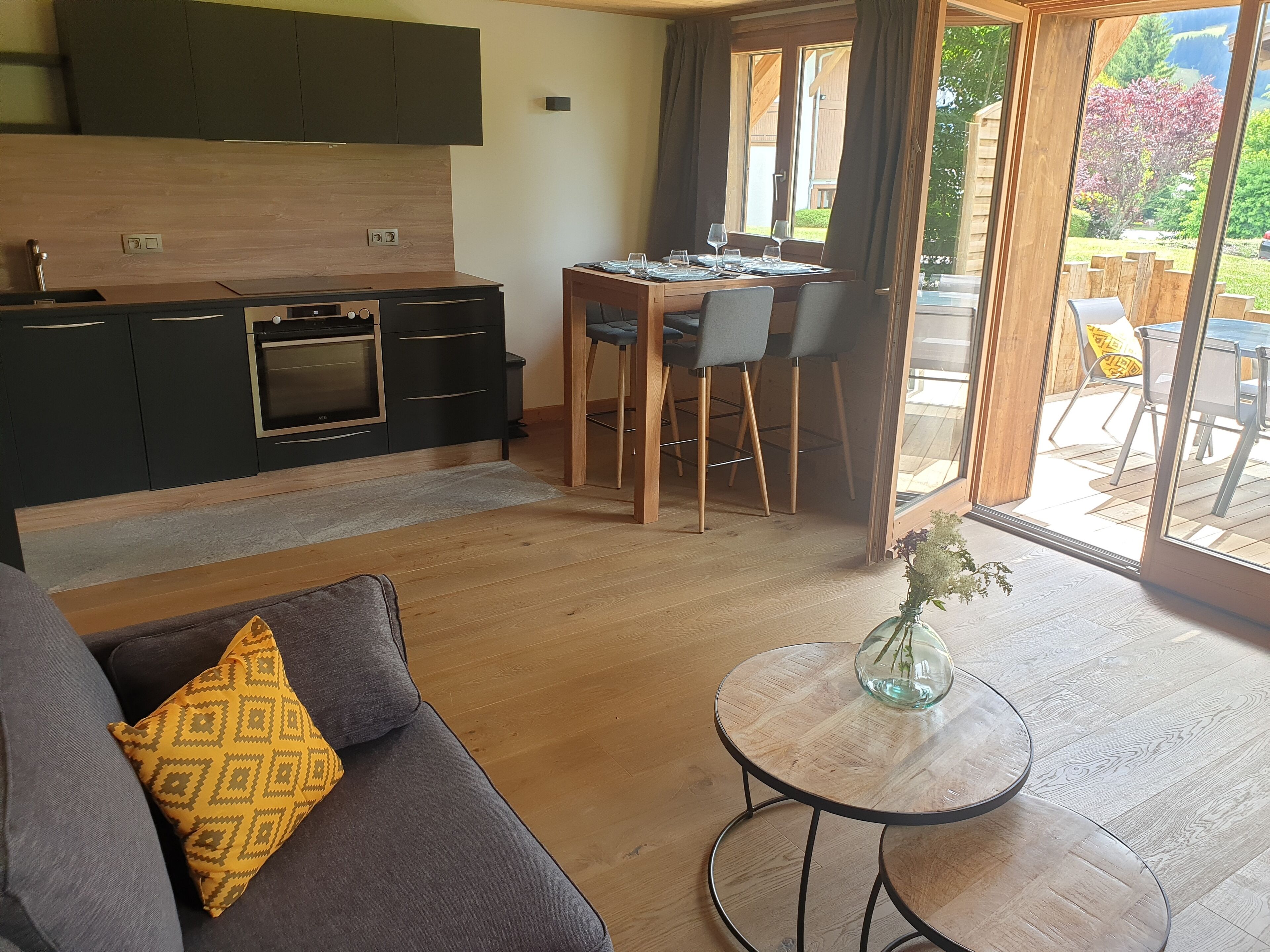 Appartement Neuf 2 Chambres Dans Chalet au mt D'arbois