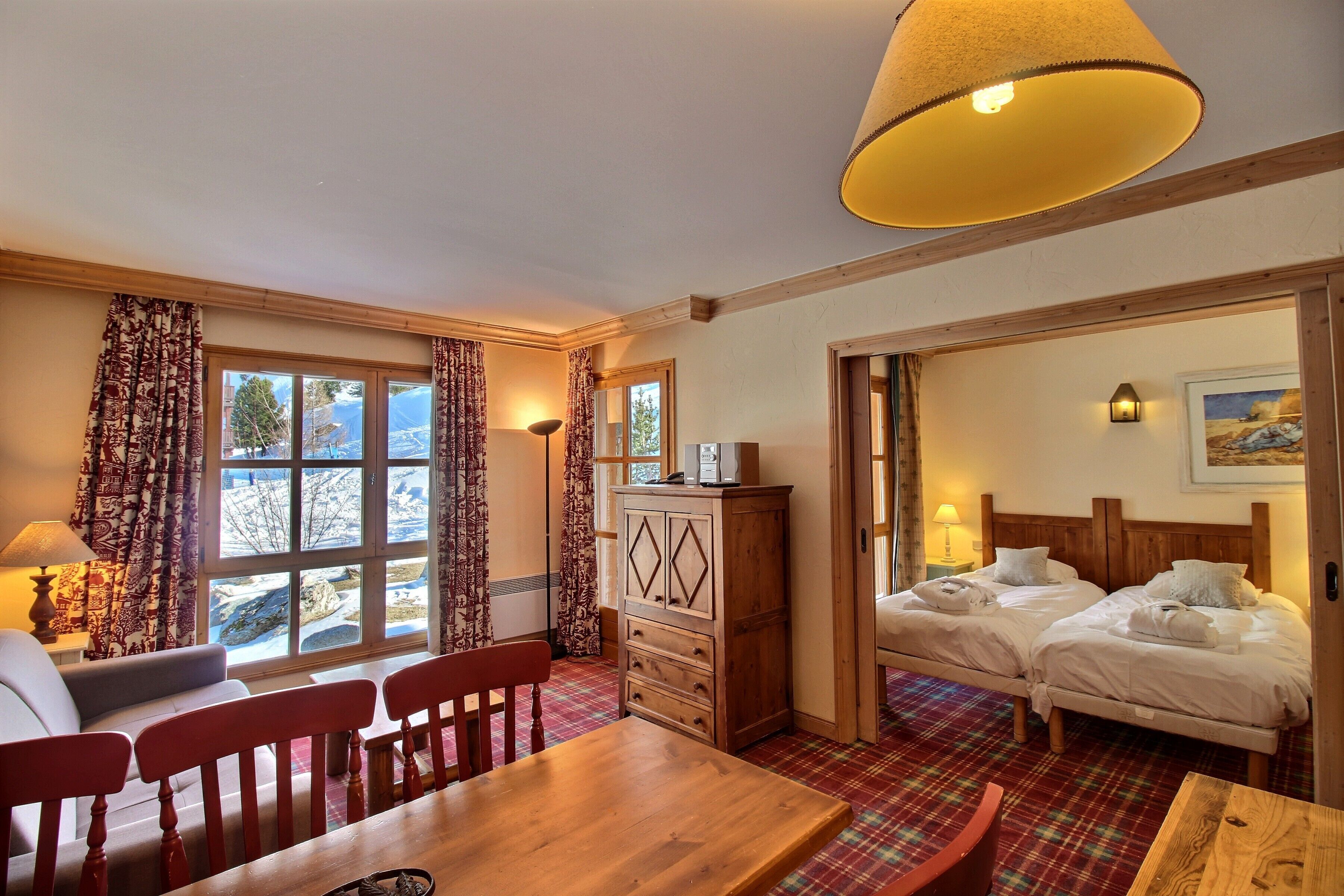 LE Plus BEL Appartement DES Arcs 1950-rez DE Jardin VUE Mont Blanc