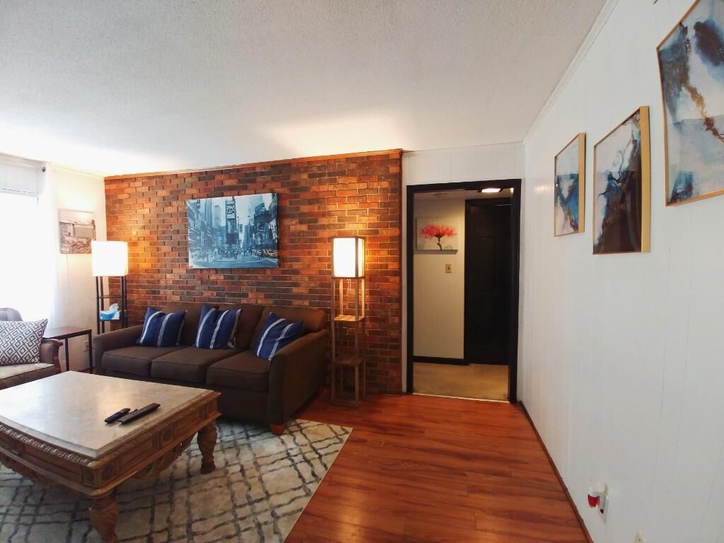 Entire apartment with King bed/sleeps 4