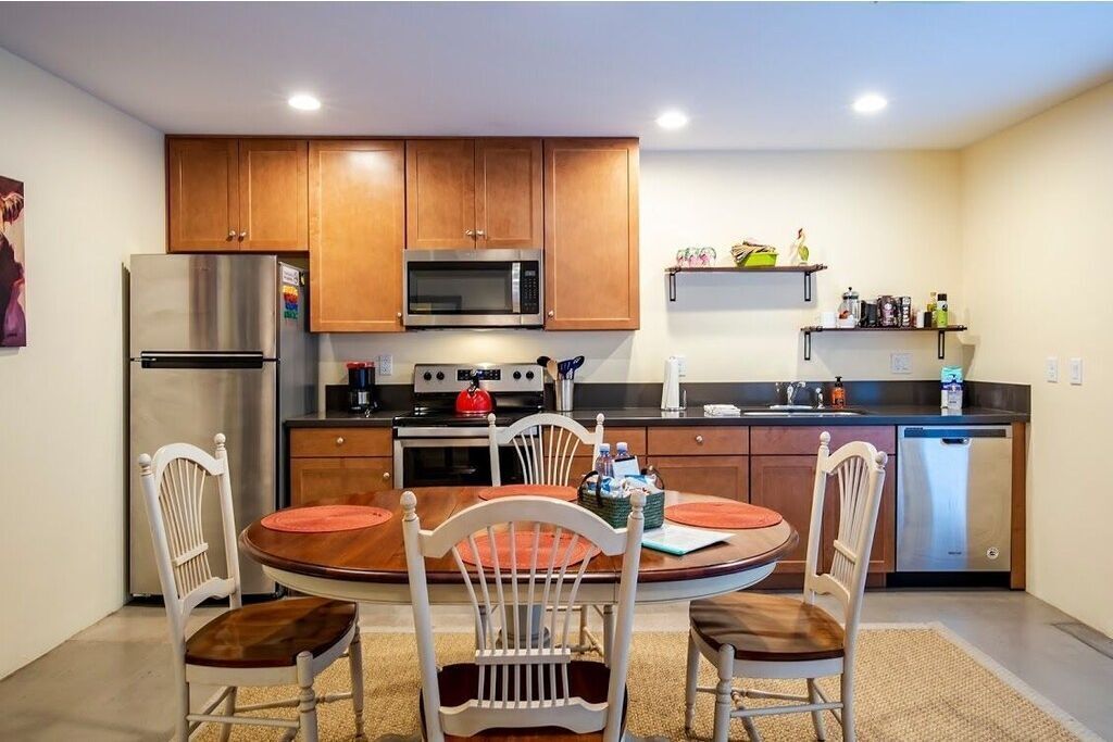 Central, private, secure guest house