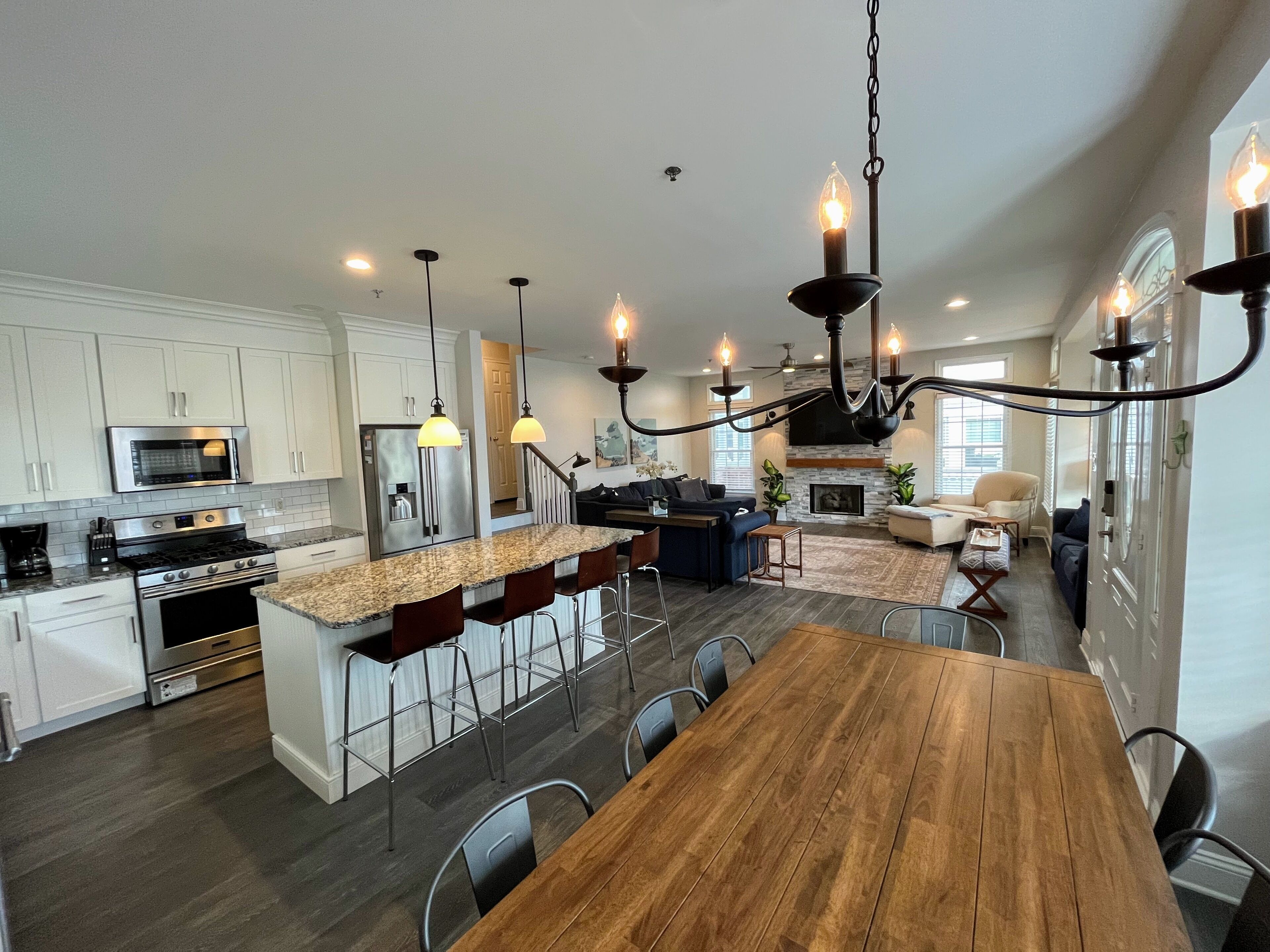 So close to the beach!  Beautiful home with tons of living space and roof deck!