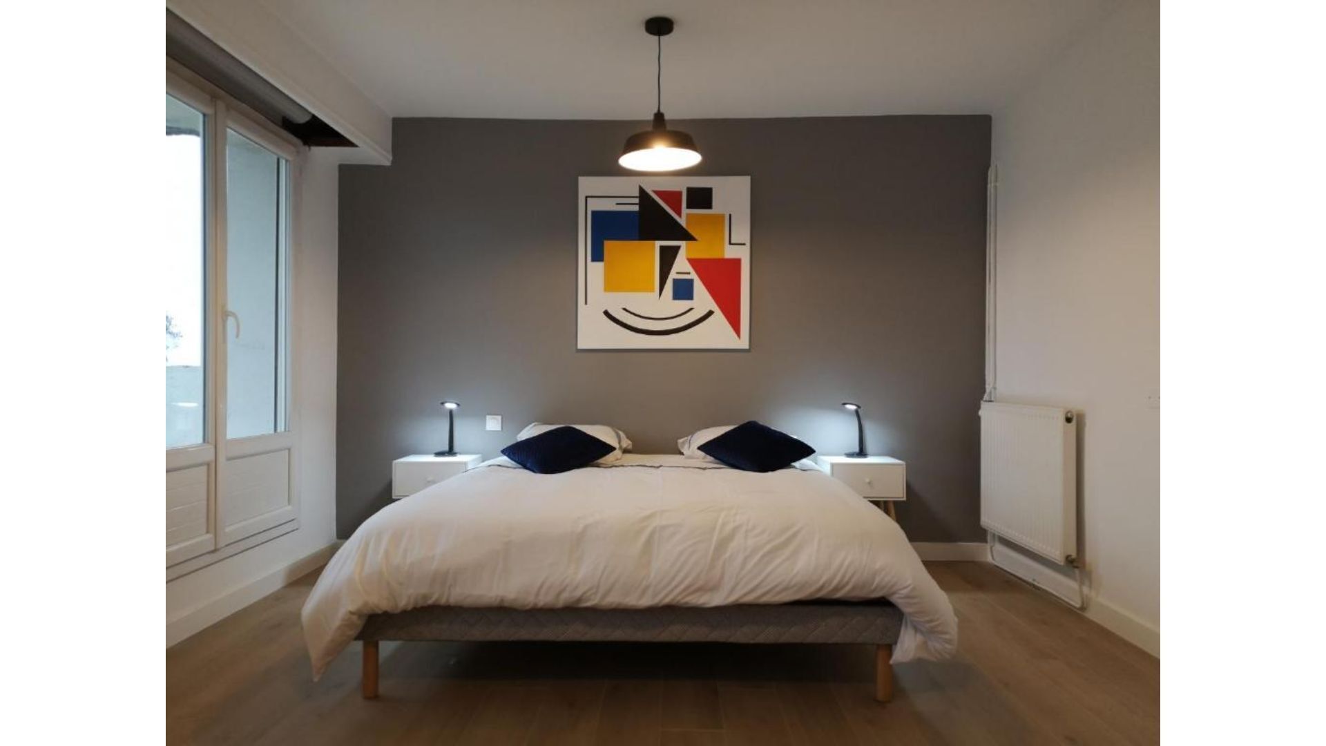 Comfortable apartment-2 bedrooms-72m2-with terrace and view of the Pyrenees. 