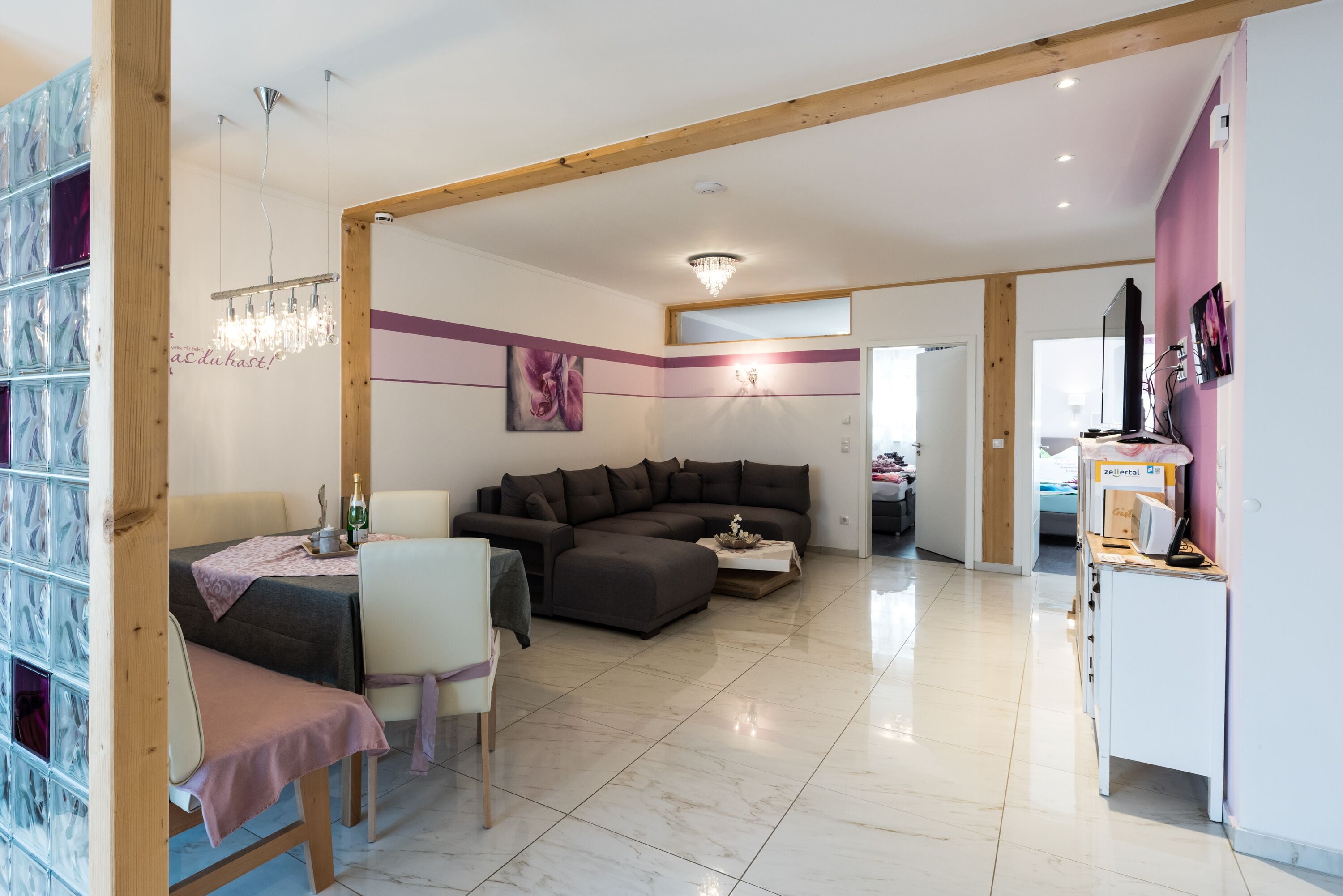 The apartment for families with friends or just for two with an infrared sauna