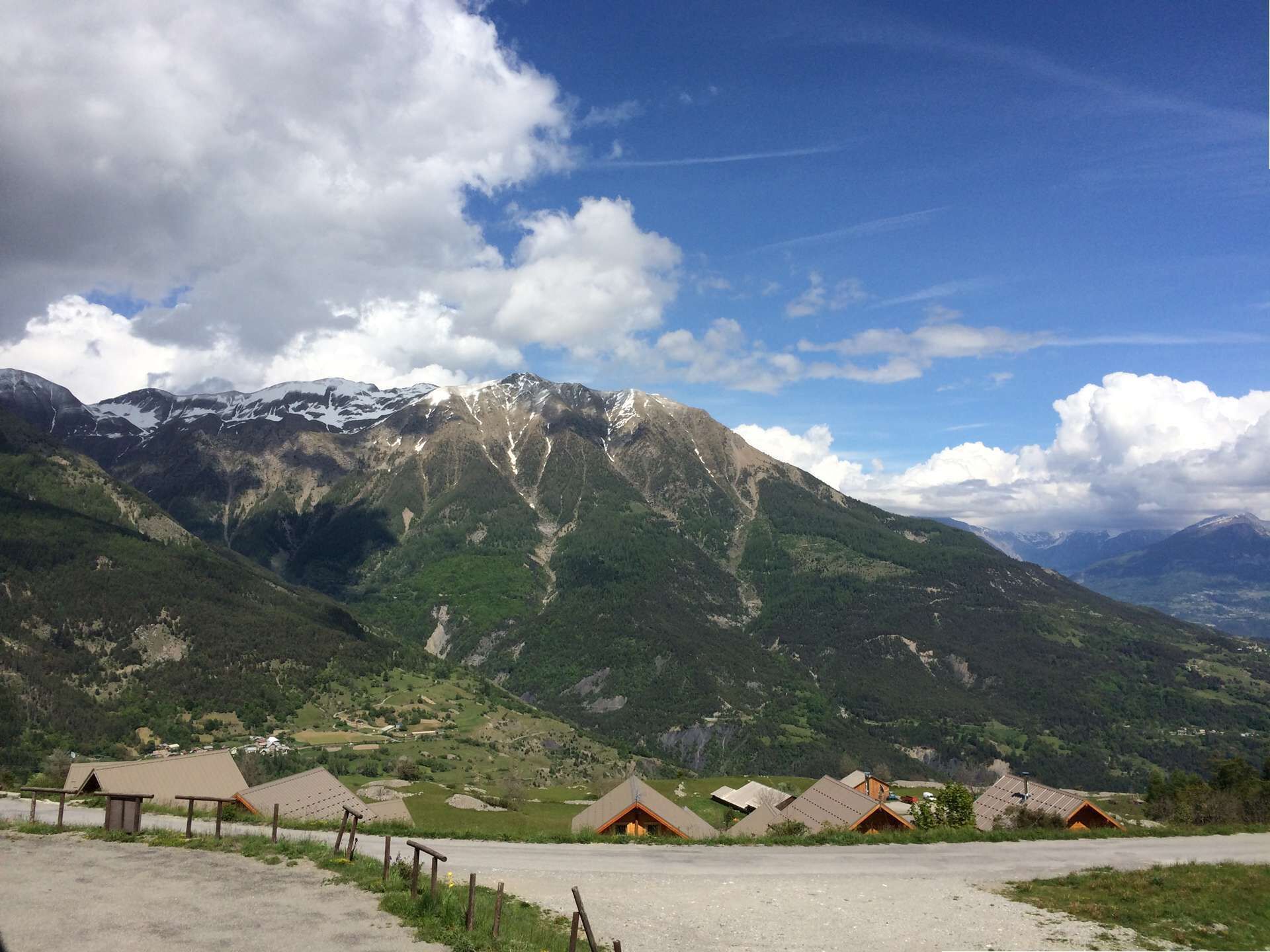 Superb view of the mountains from this one-bedroom apartment in Réallon
