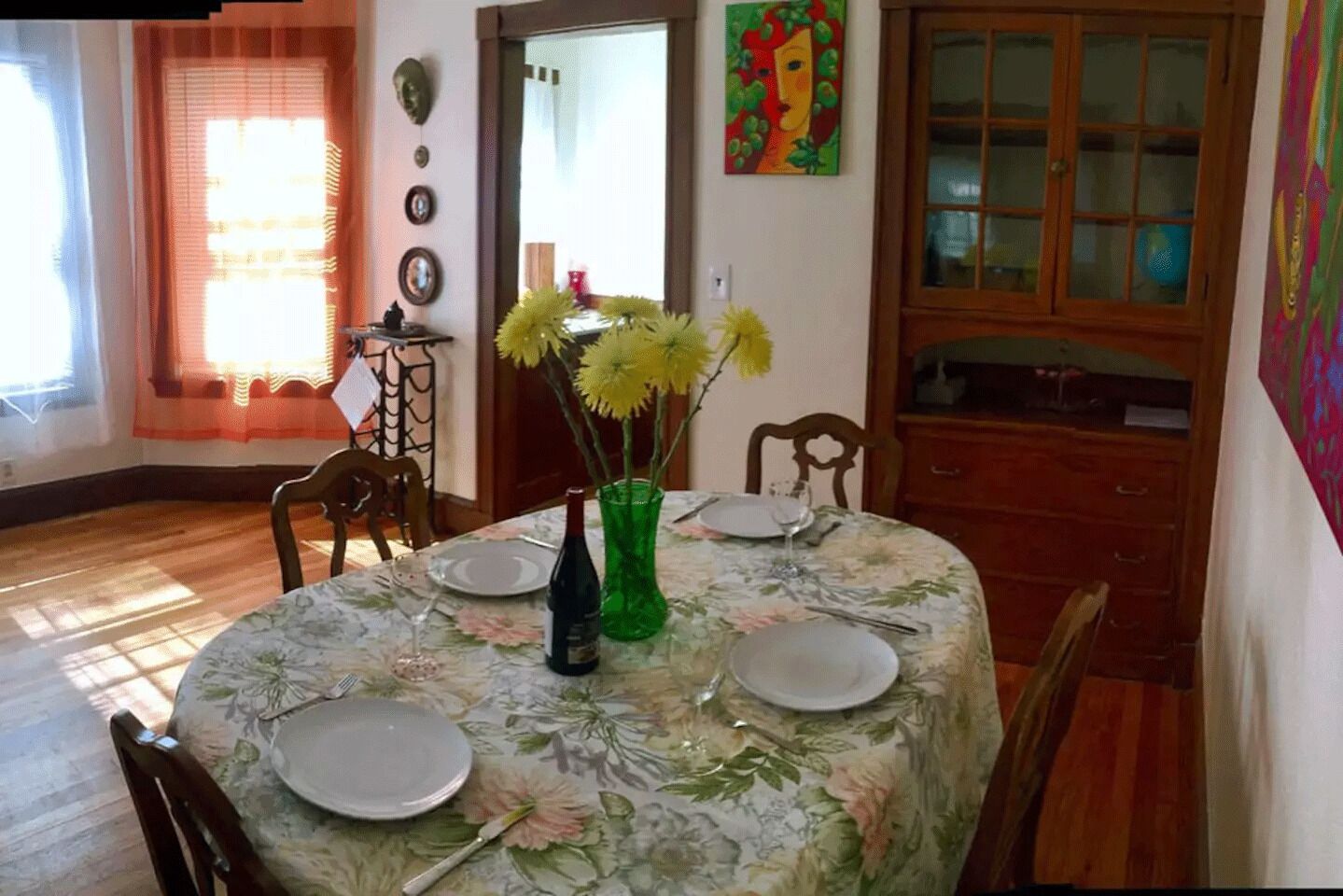 Entire apartment with private entrance.