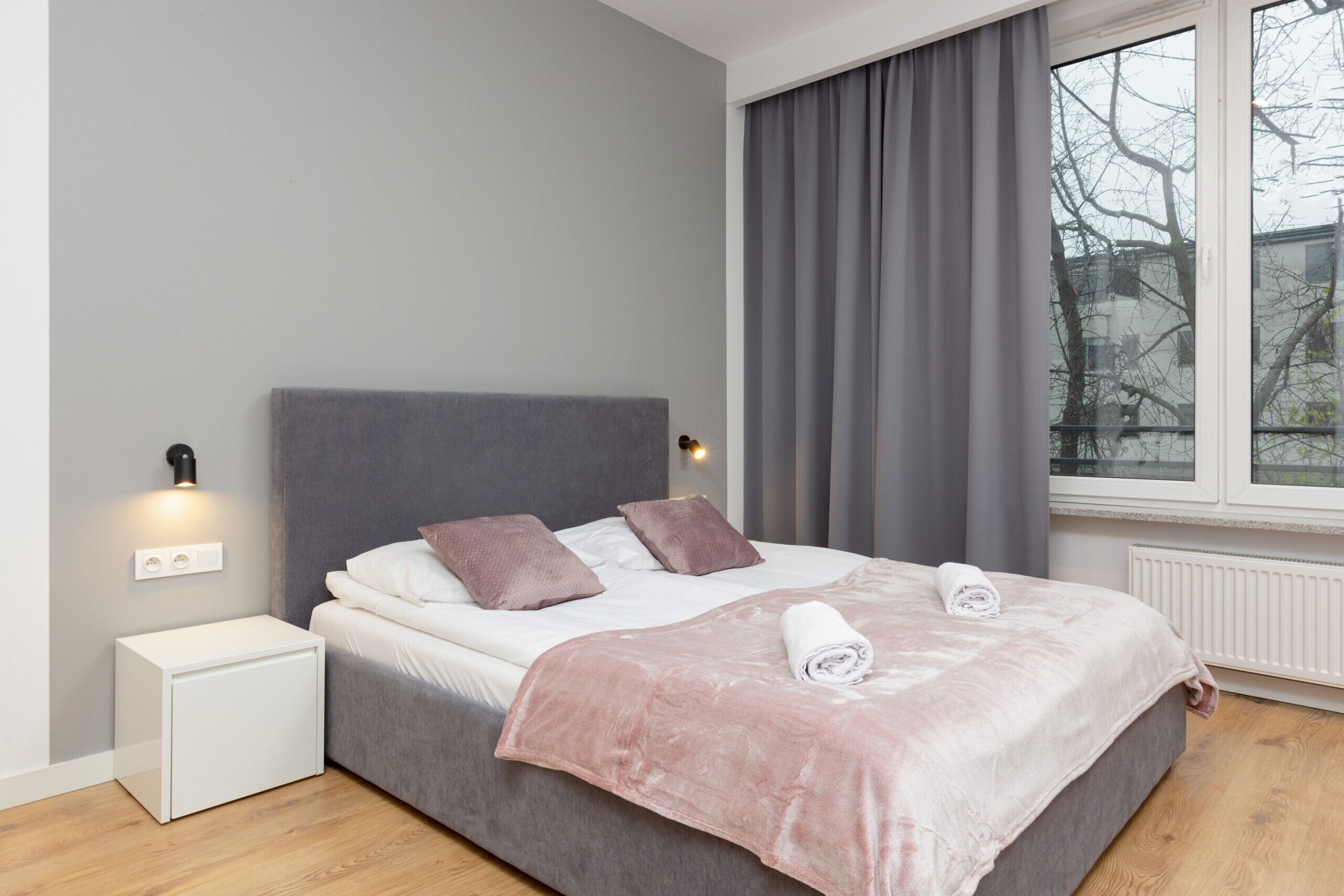 Sławińska 6, Airconditioned studio with double bed, Warsaw Wola