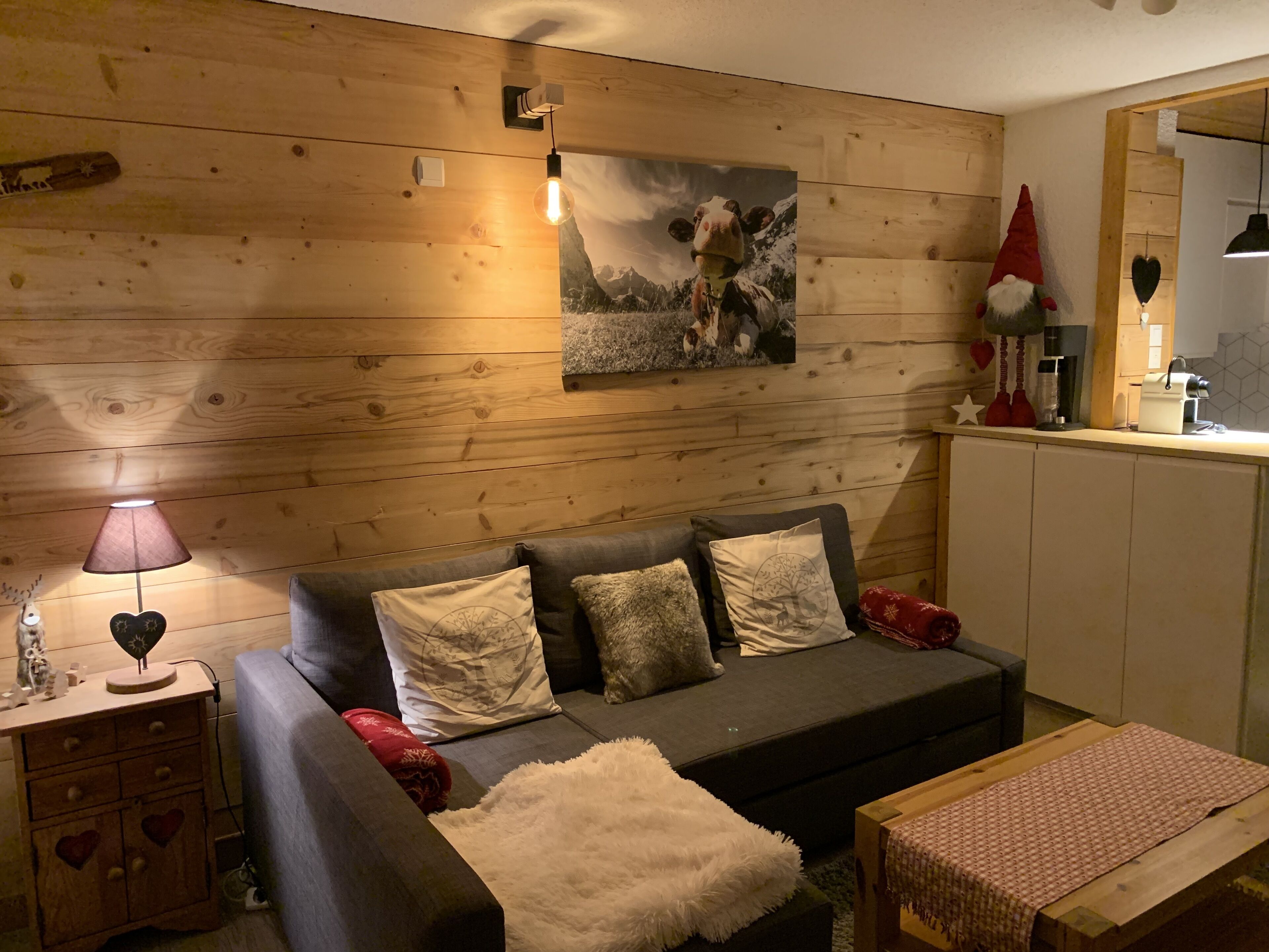 Charming studio with large terrace and panoramic view, Samoens 1600