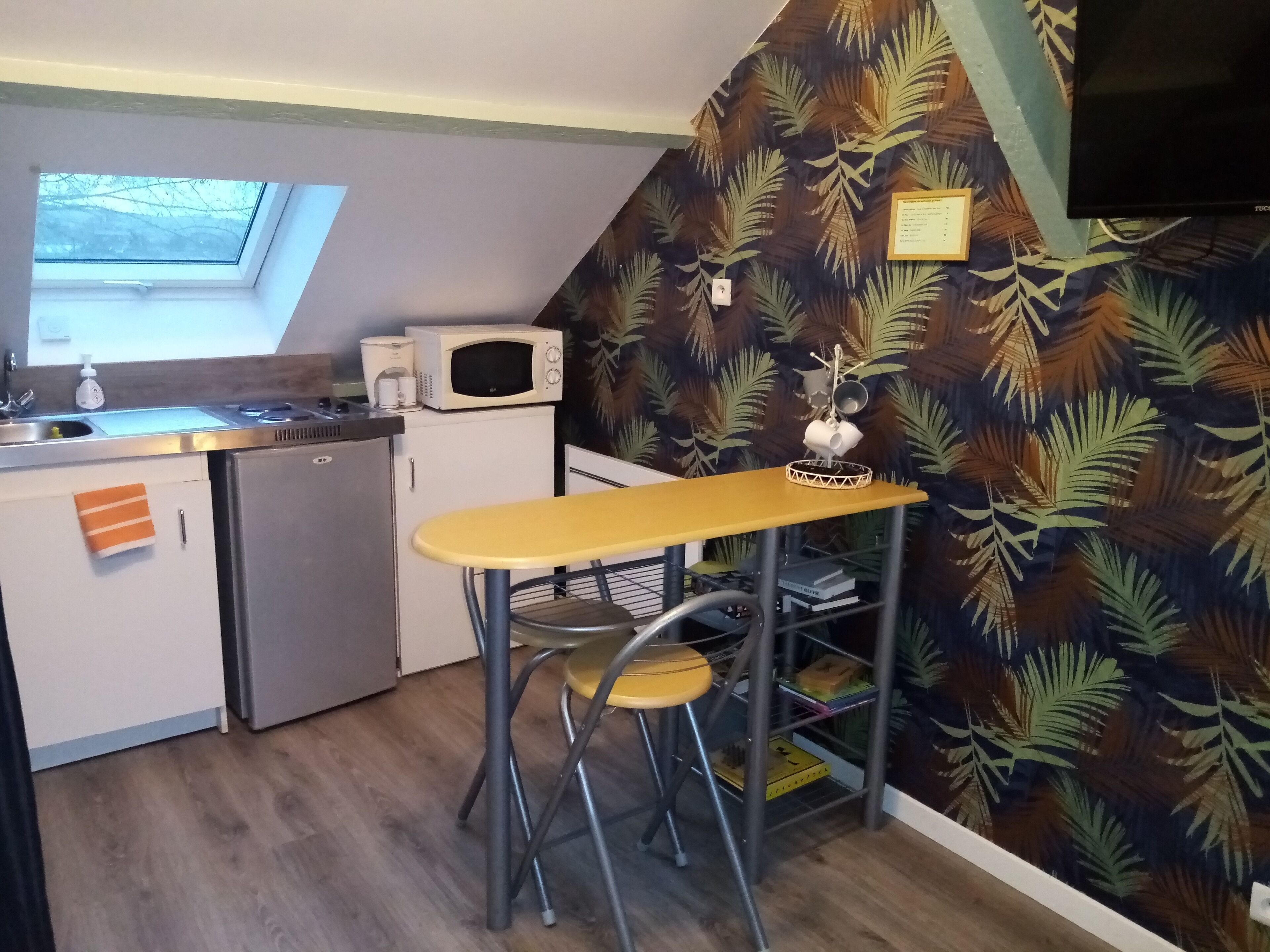 SMALL STUDIO IN ATTIC-2 SINGLE BEDS