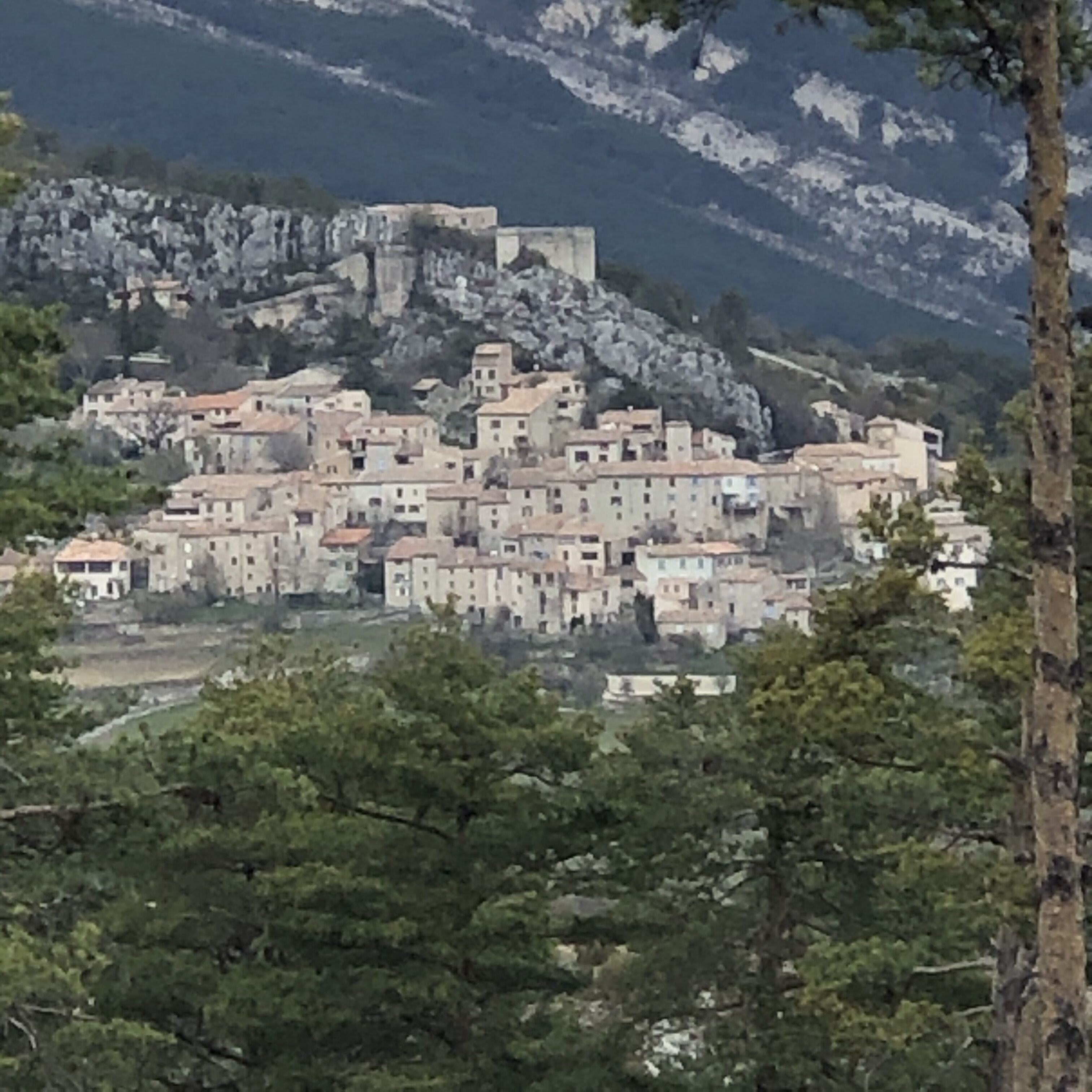 Provencal village in the Gorges du Verdon