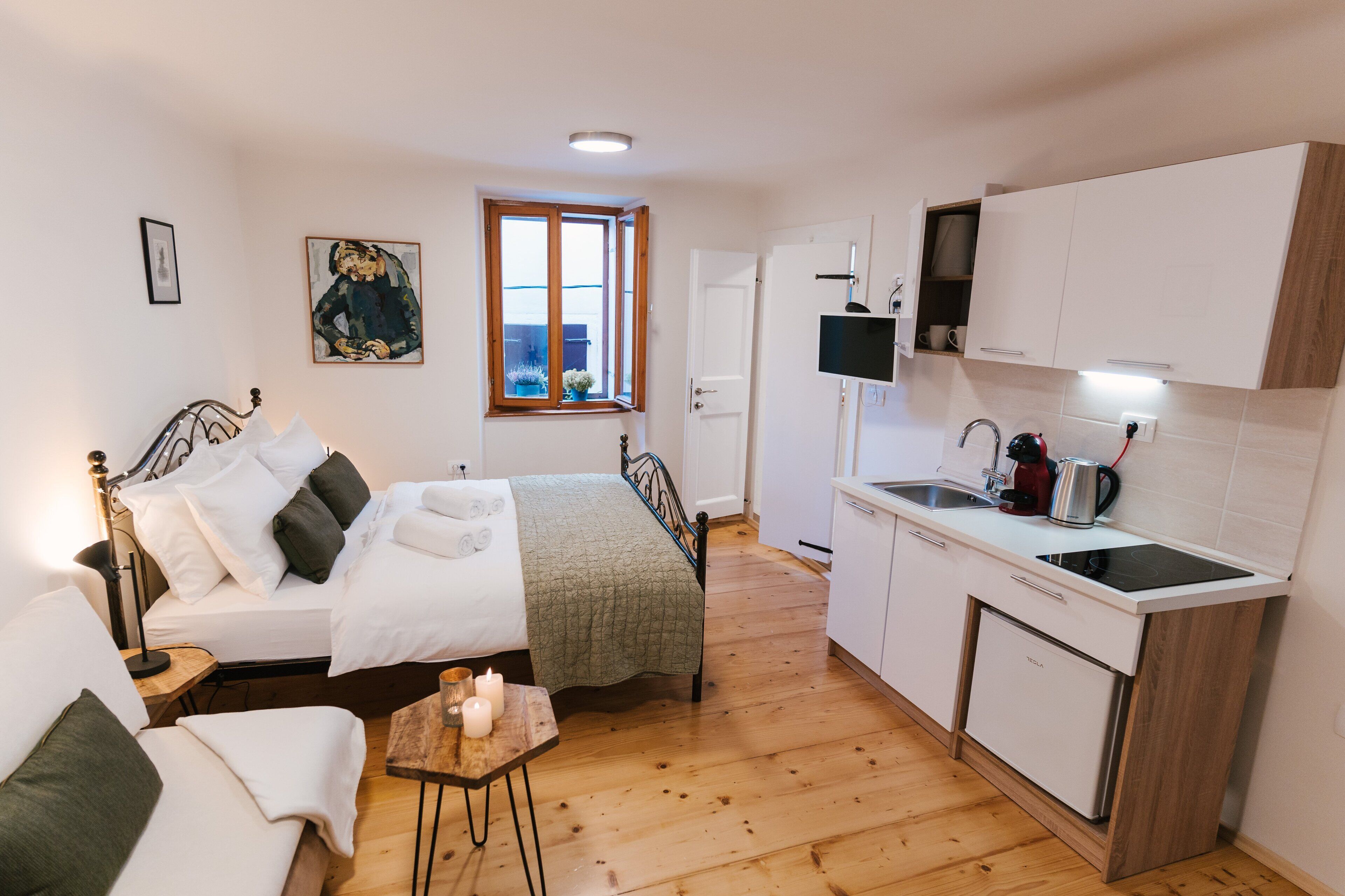 A peaceful haven in a medieval seaside town