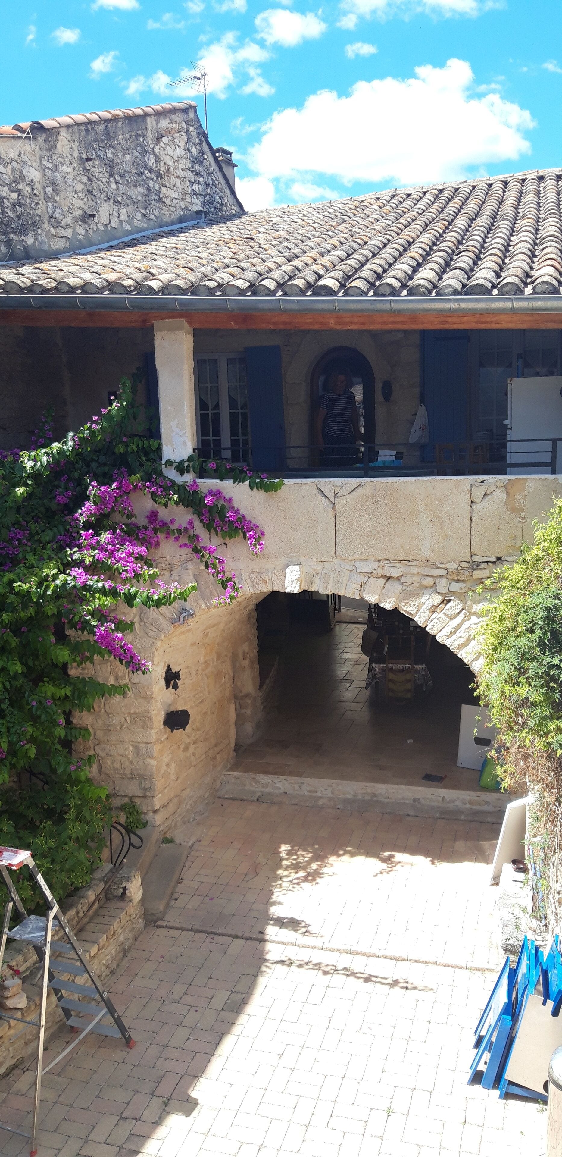 Small character house in a picturesque village