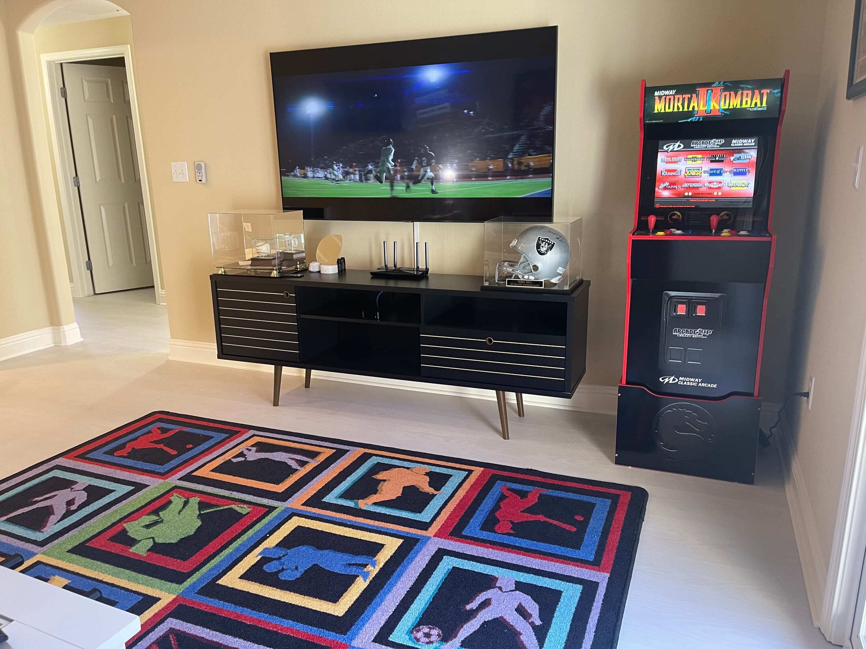 Sports Themed 2bedApt w BEST location fully stocked 2 parking