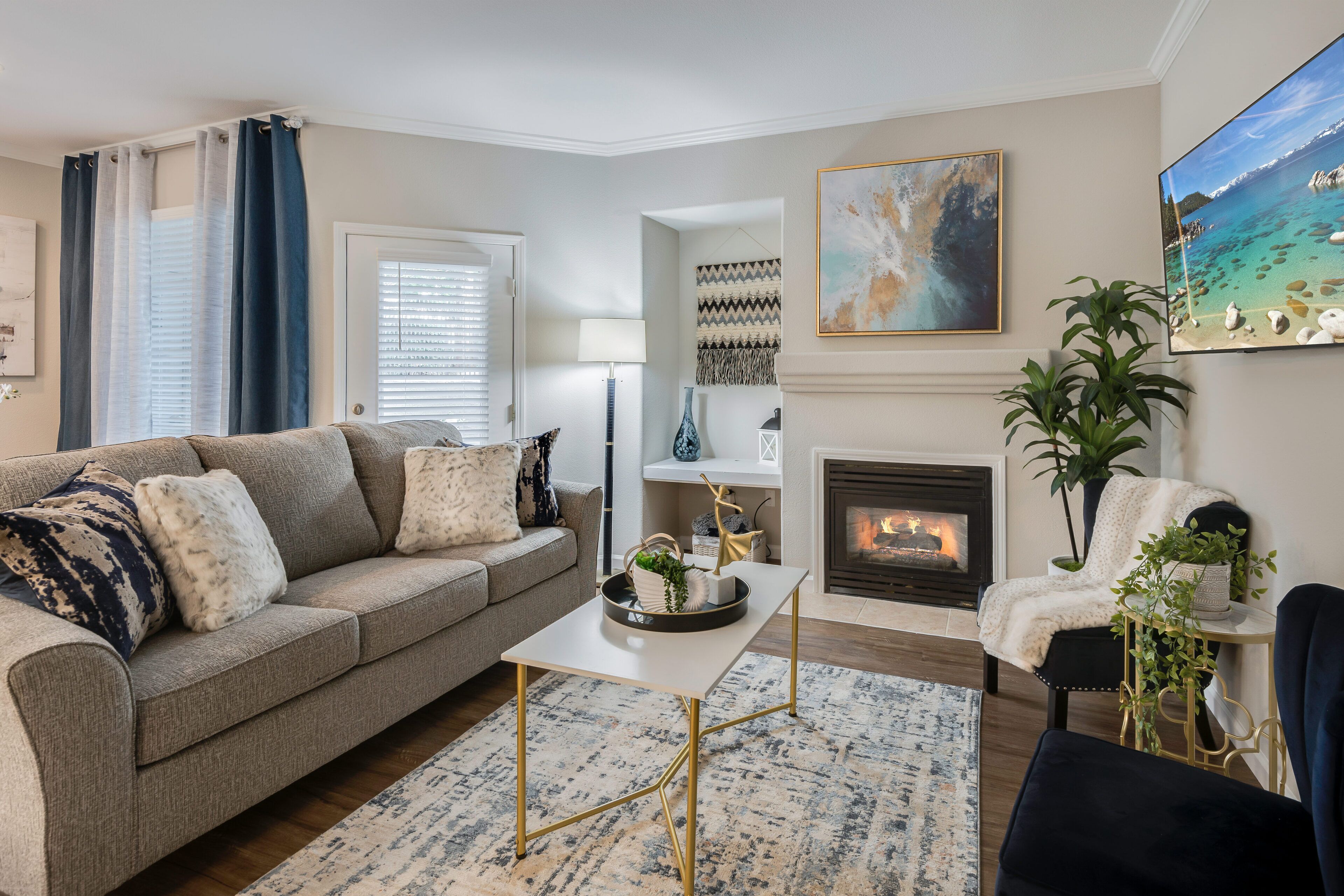 Upscale, Furnished Apartment + Private Garage