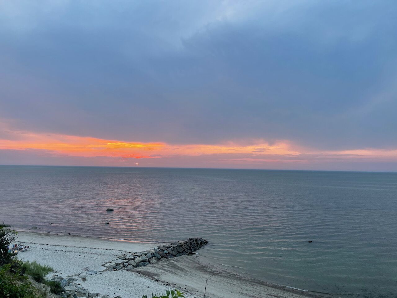 Bay views and Private beach