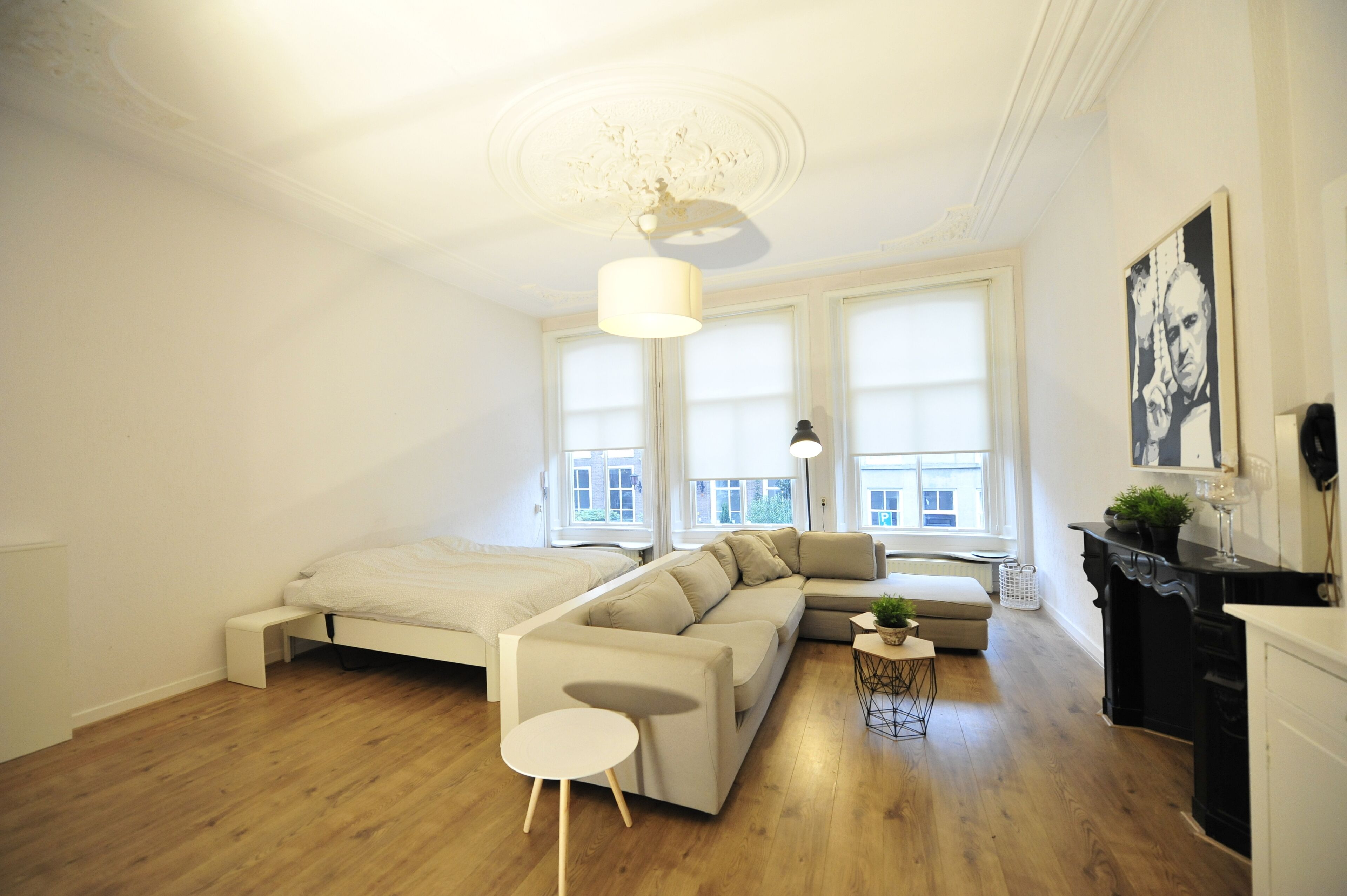 Spacious appartment in monumental building center Zaltbommel.