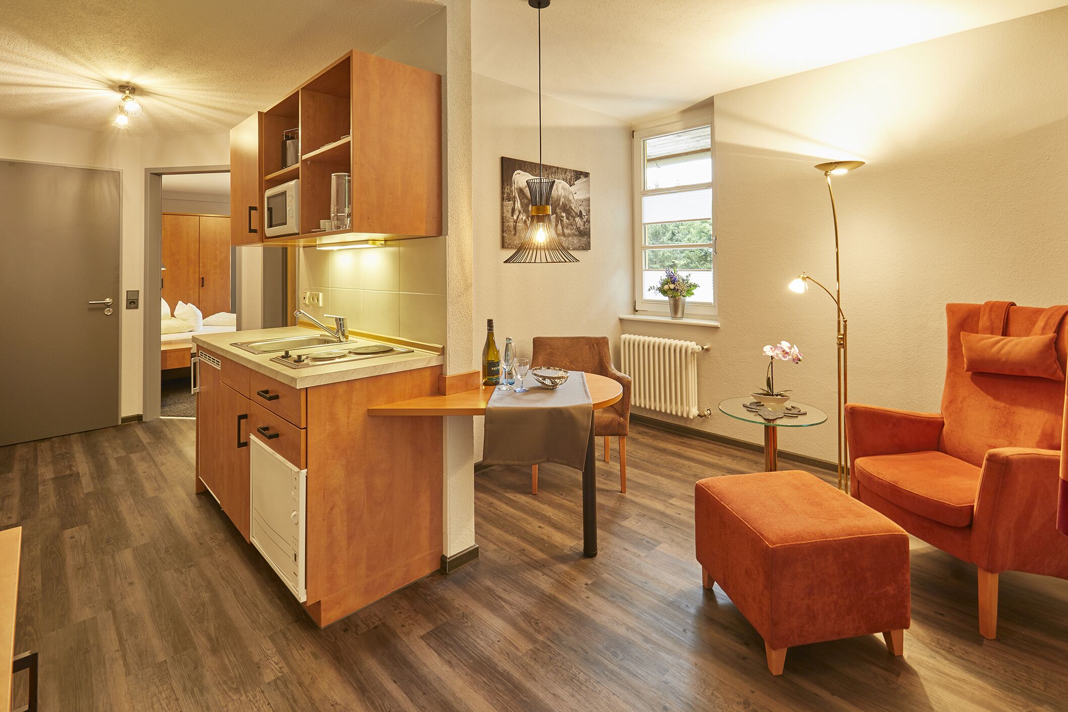 Apartment "Feldsee", 34sqm, 1 bedroom, max. 1 person