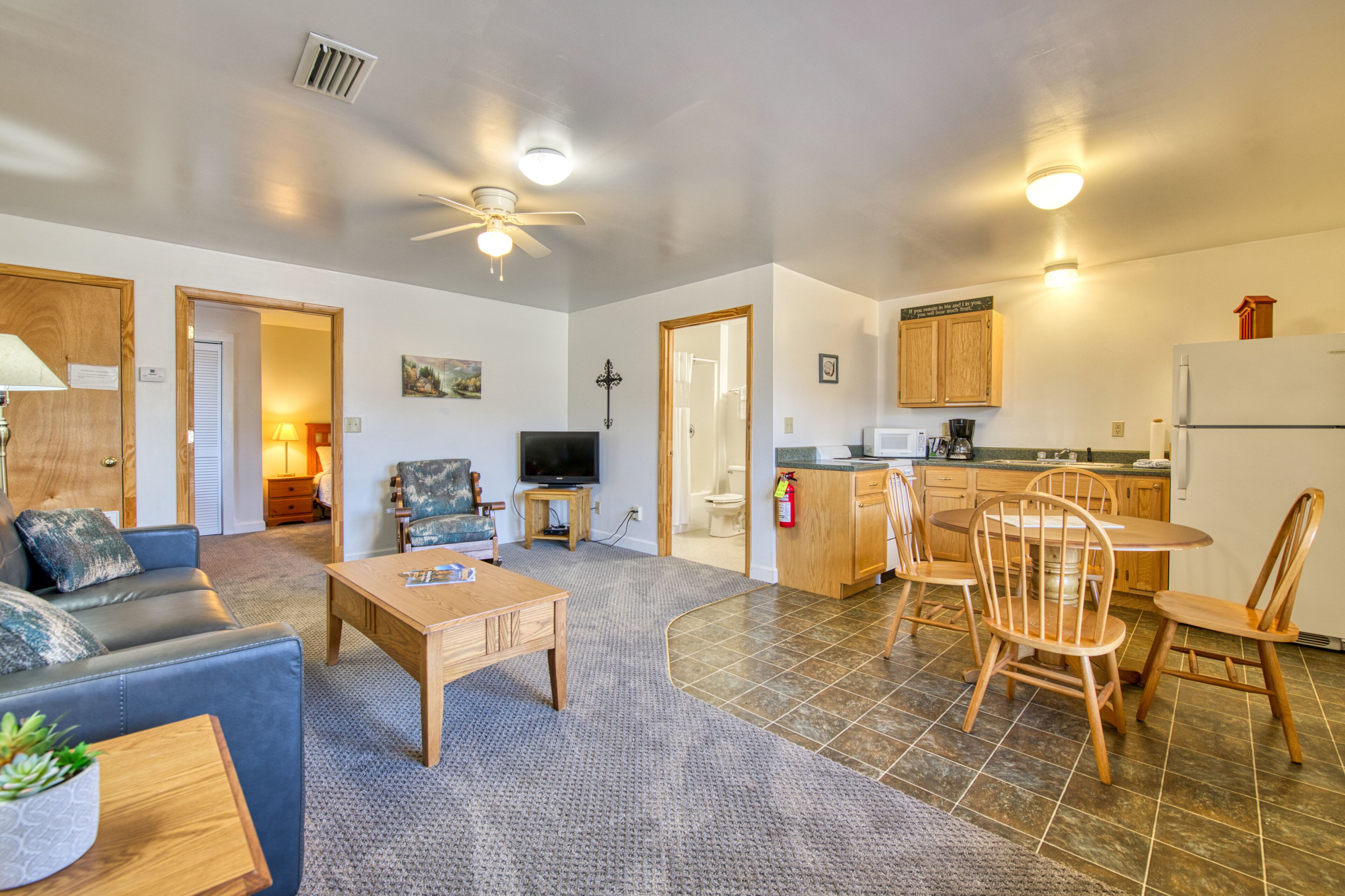 Dog-friendly, lake-view home with shared pool, tennis, WiFi, & kitchenette