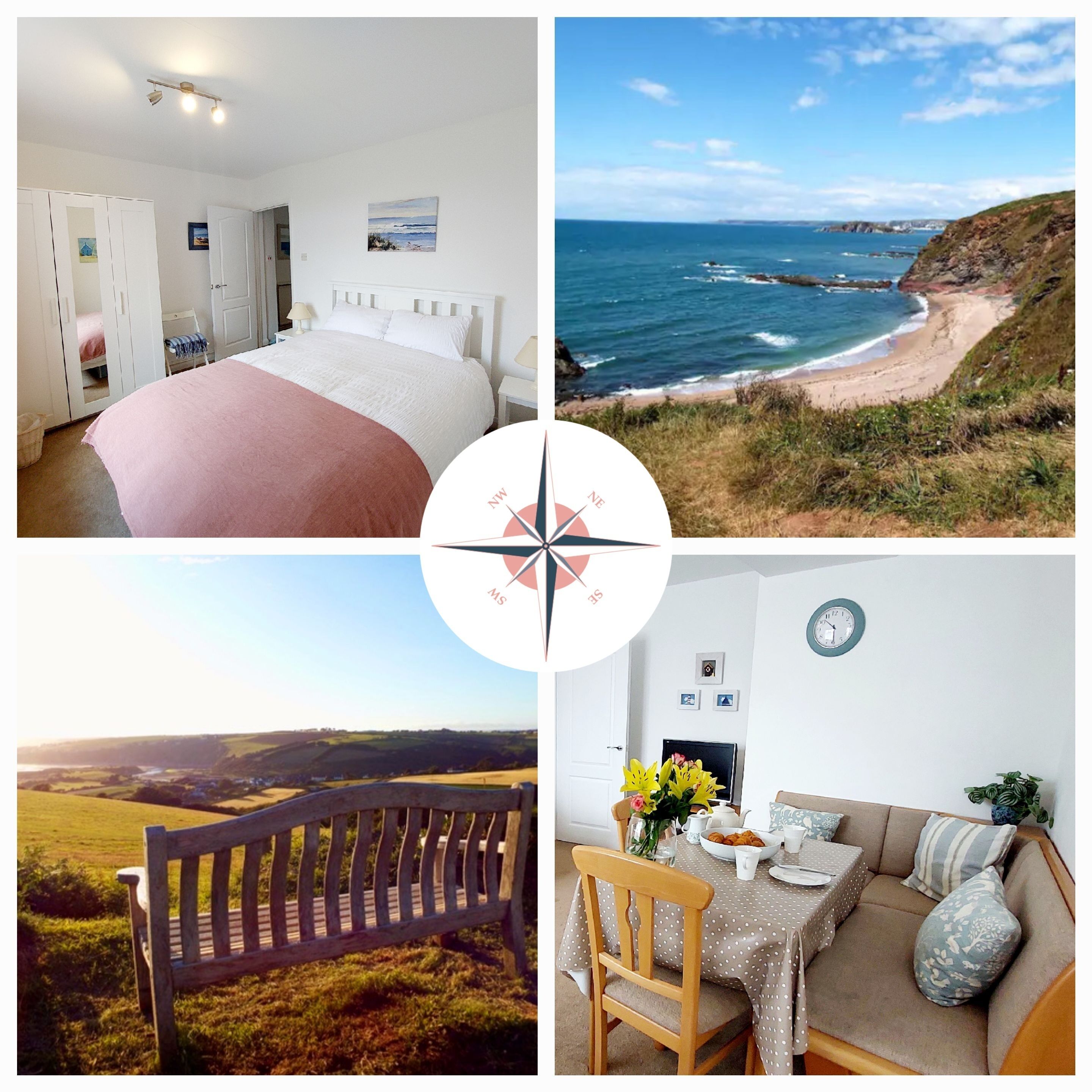 9 The Downs, modern apartment in stunning location in Thurlestone, South Devon