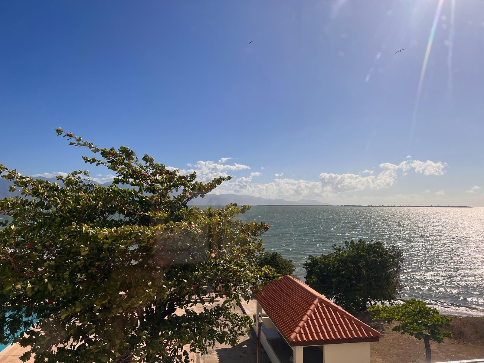 Our beautiful property boast a swimming pool, private beach , basketball court .
