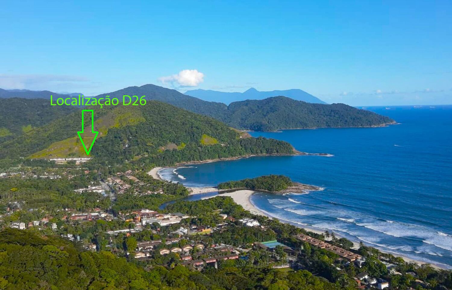 Cambburyzinho, panoramic view and privacy