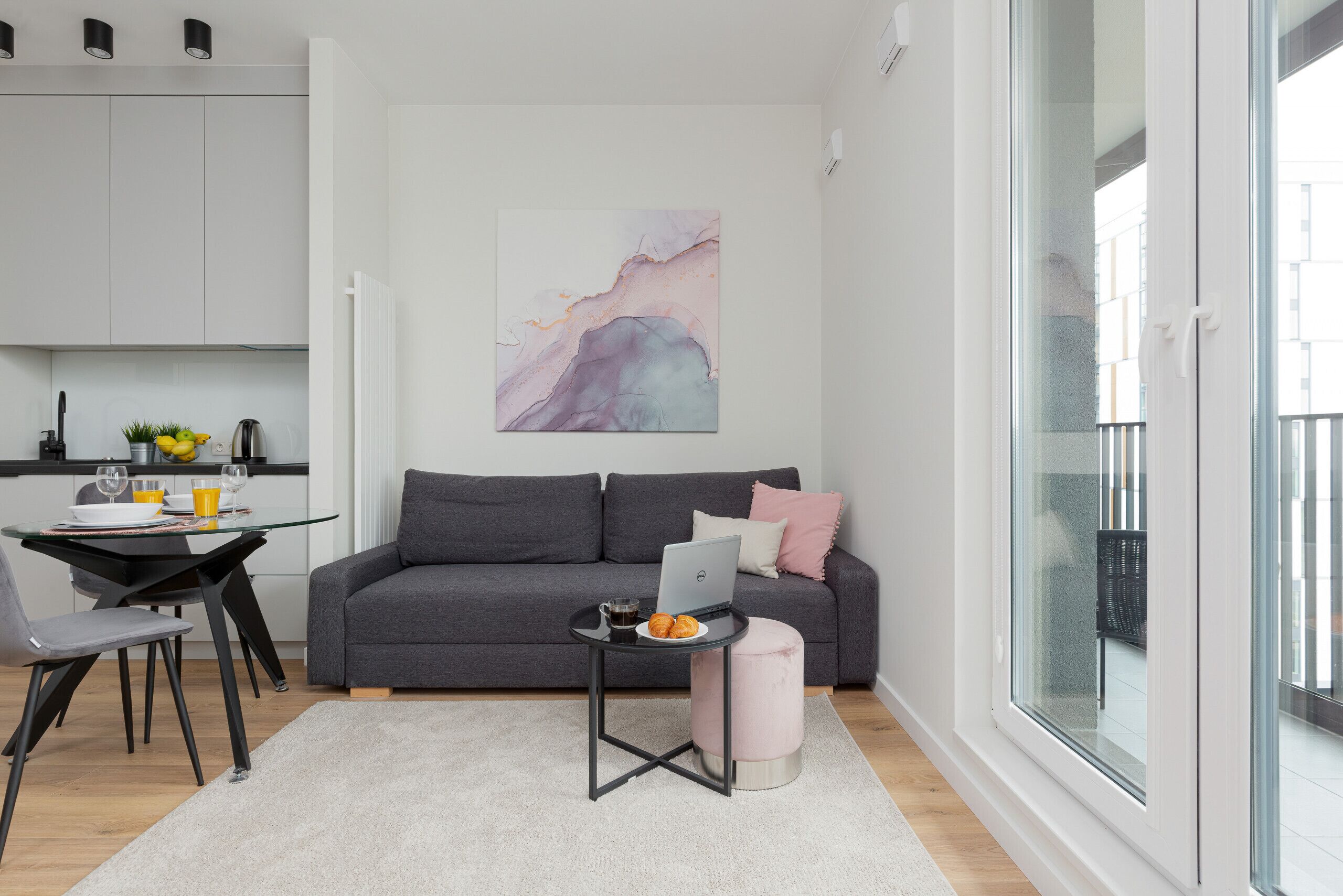 Ordona 5F, 1 bedroom with parking, Warsaw Wola