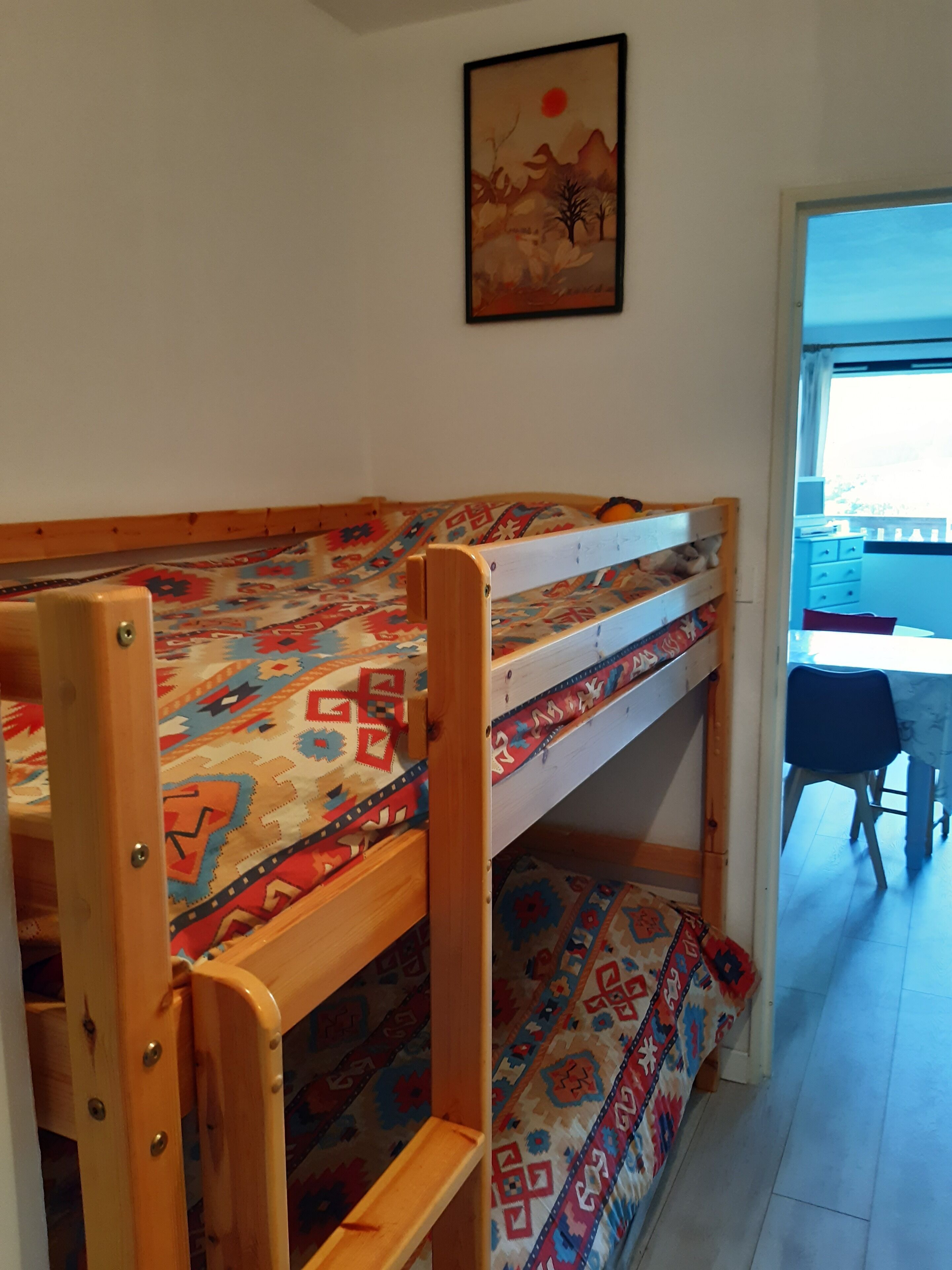 charming studio with mountain view