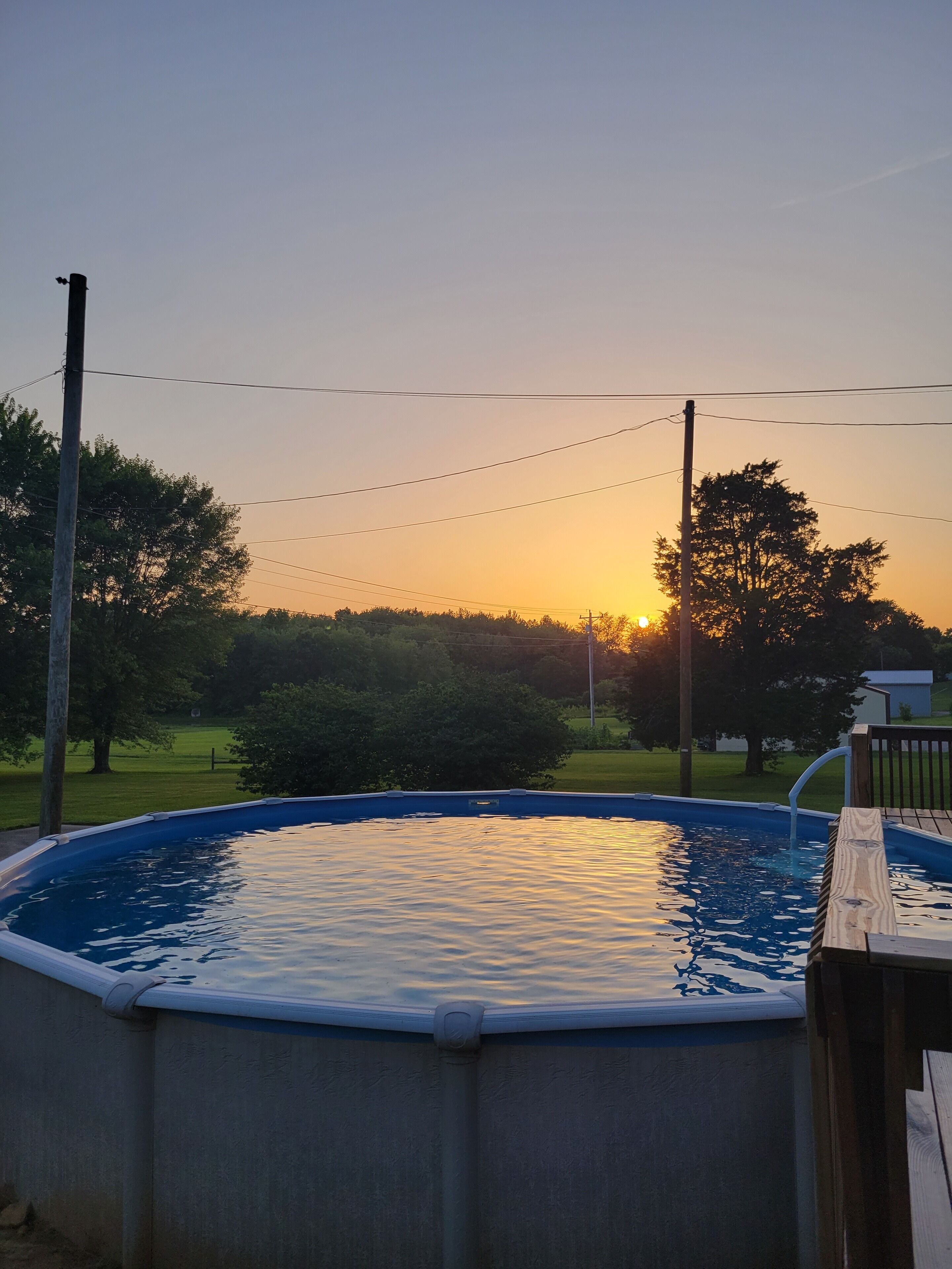 comfort next to the pool