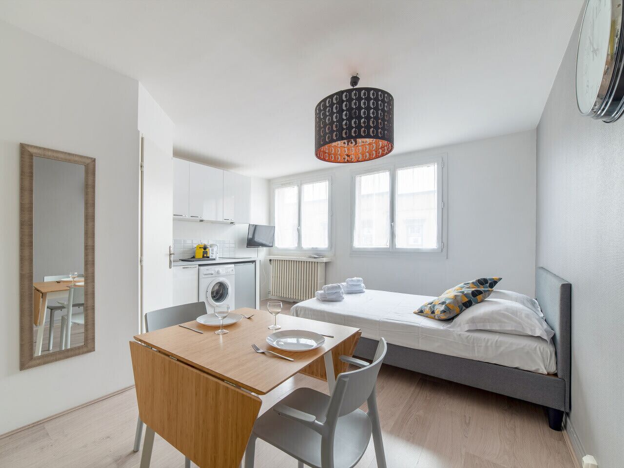 Modern and nice studio in Monplaisir district, Lyon - Welkeys