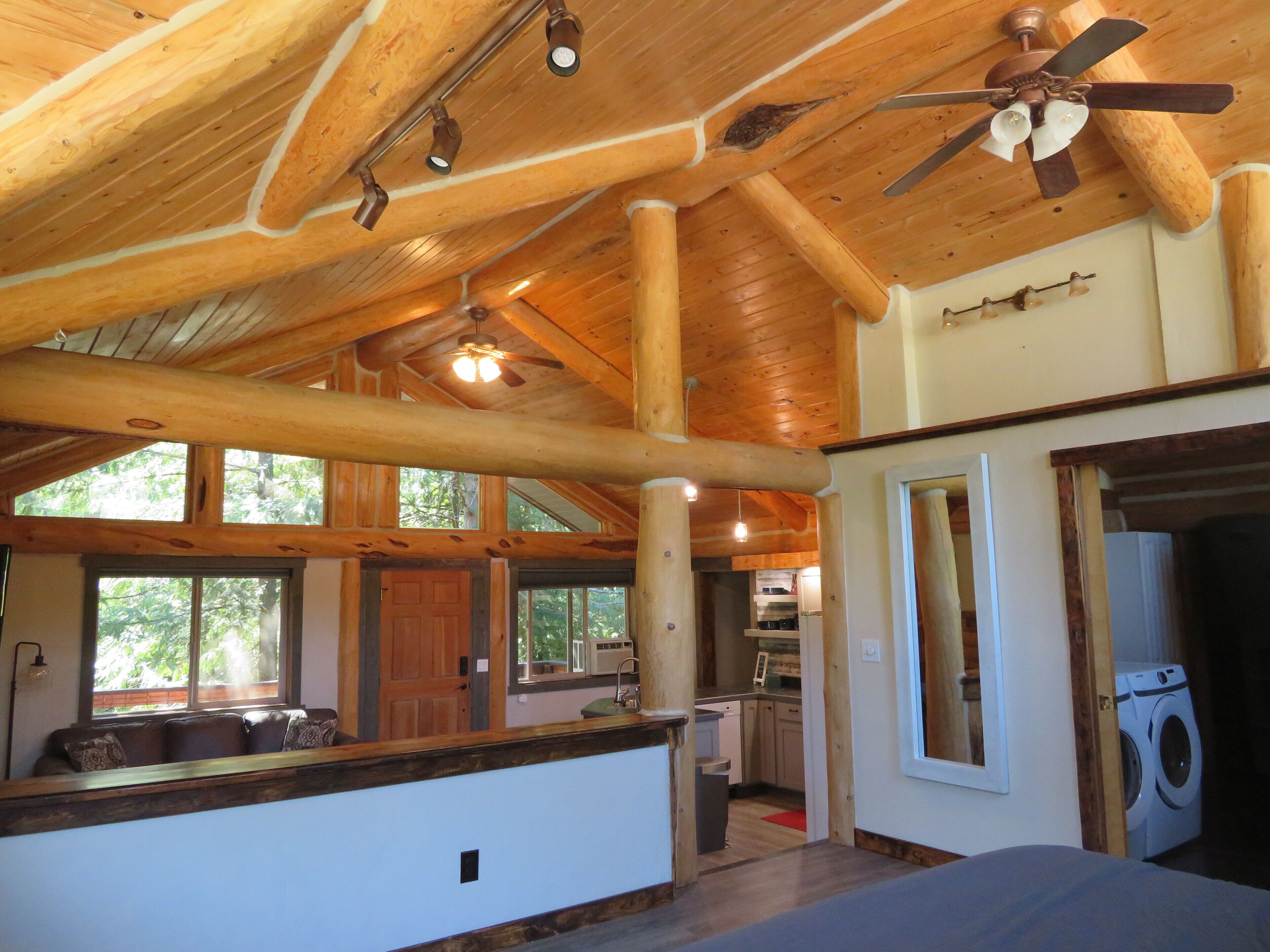 Lofted Studio Apartment nestled in the Whitefish Mountain Range.