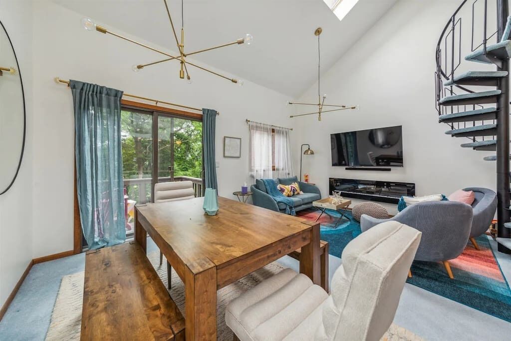 Chic-Retro Ski Loft | Mountain Creek slope-side