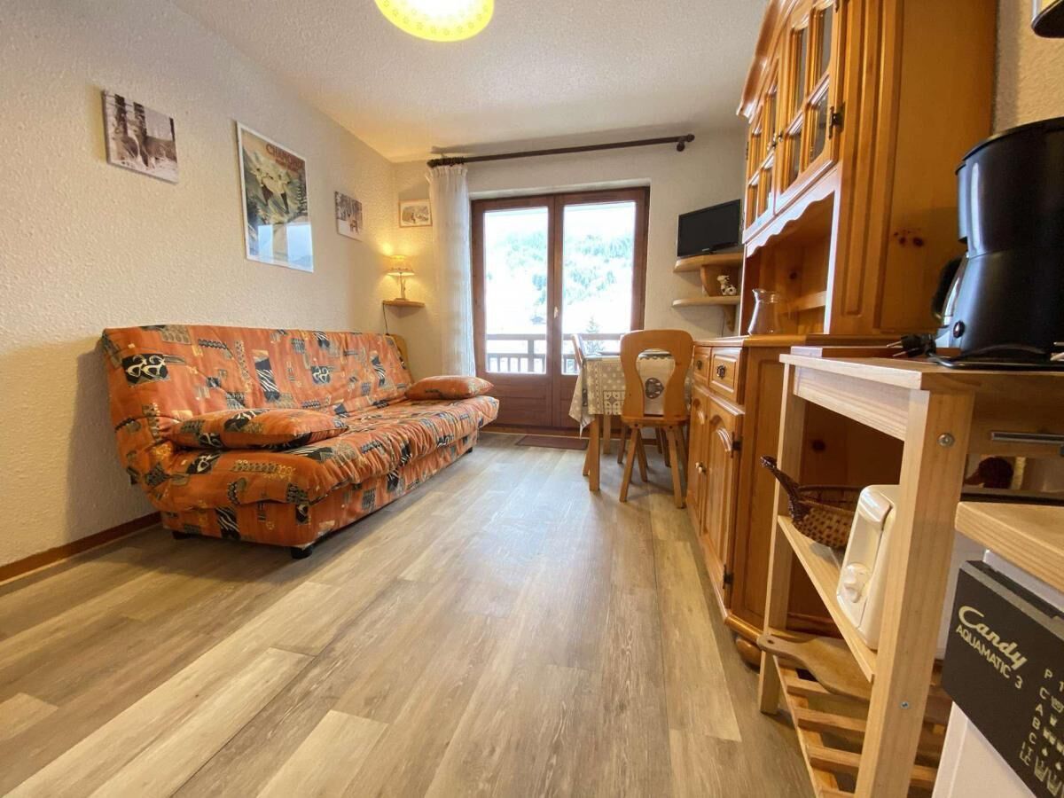1st floor, view ski slopes, balcony, 21m², Praz sur Arly