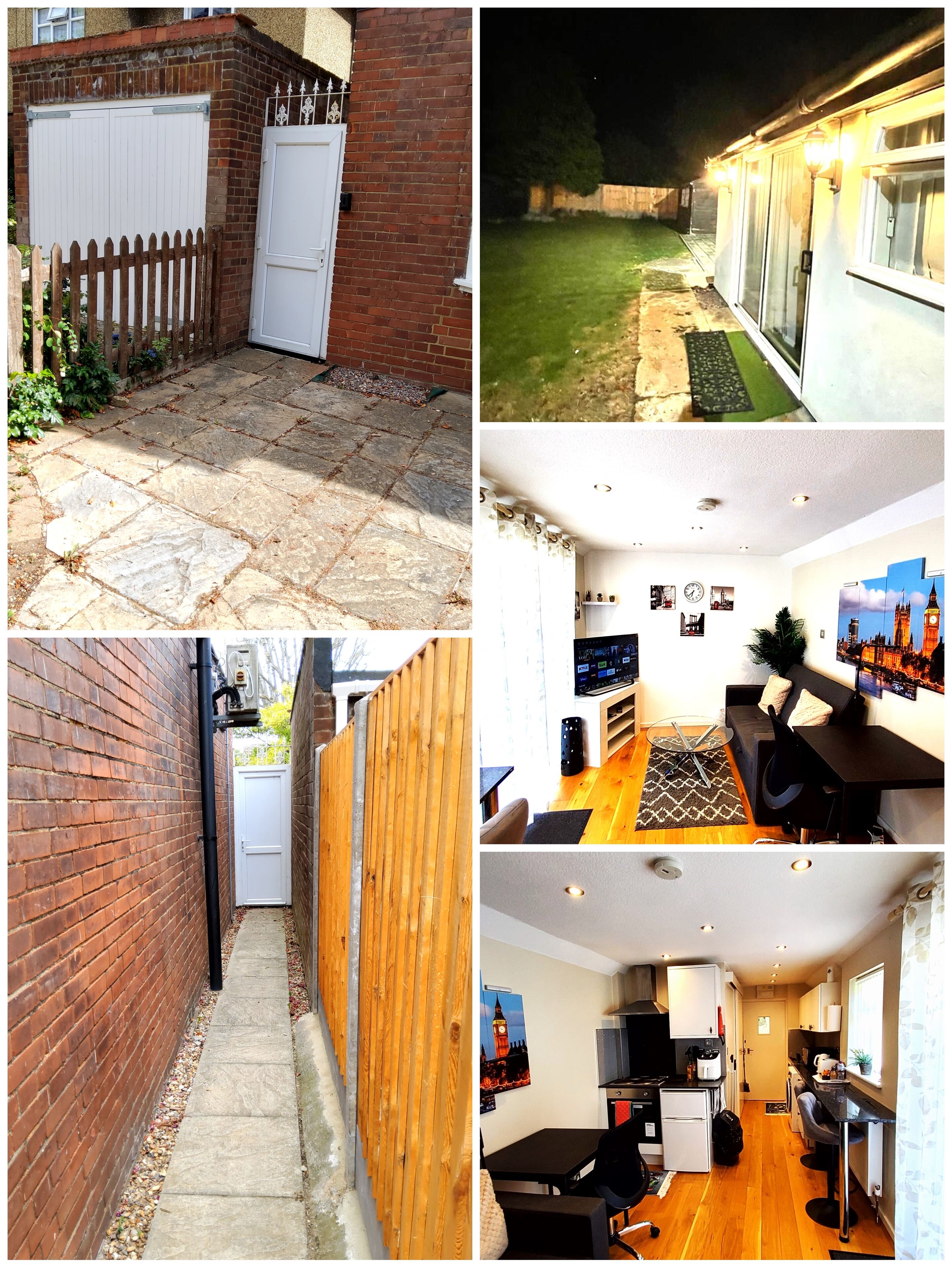 Cosy Serene Garden 1 Bedroom FLAT. 1 min walk from Leagrave Station