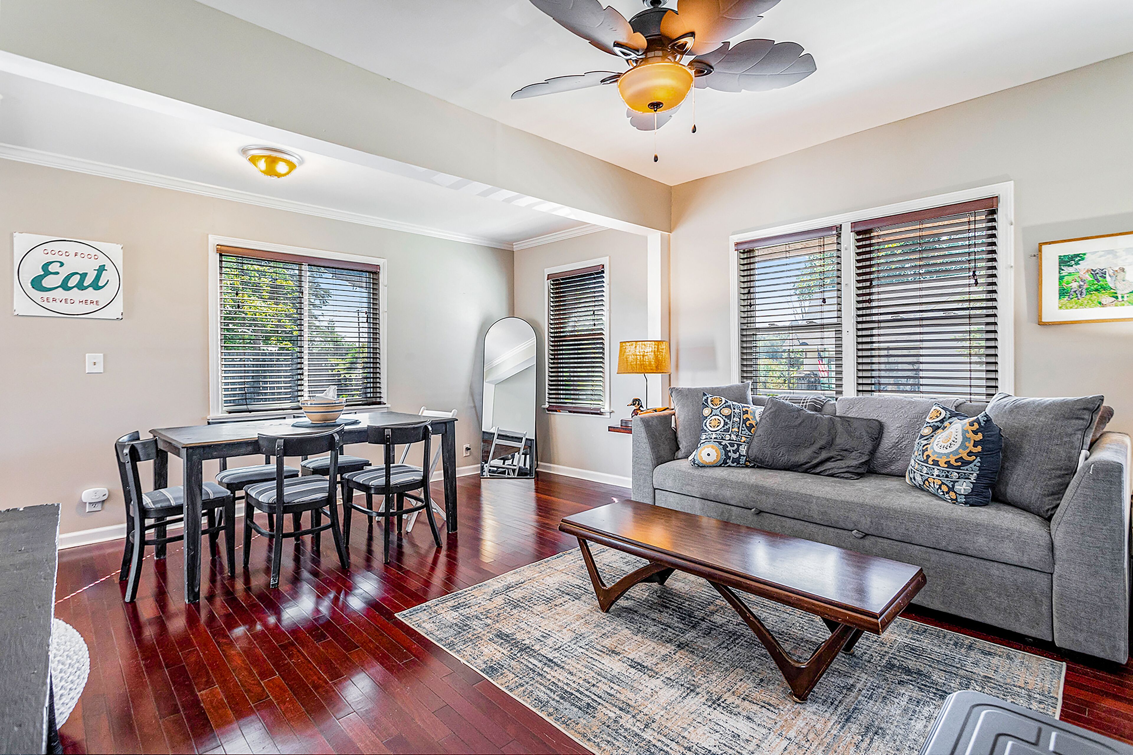 Quaint, budget-friendly home walking distance to town with grill - dog-friendly