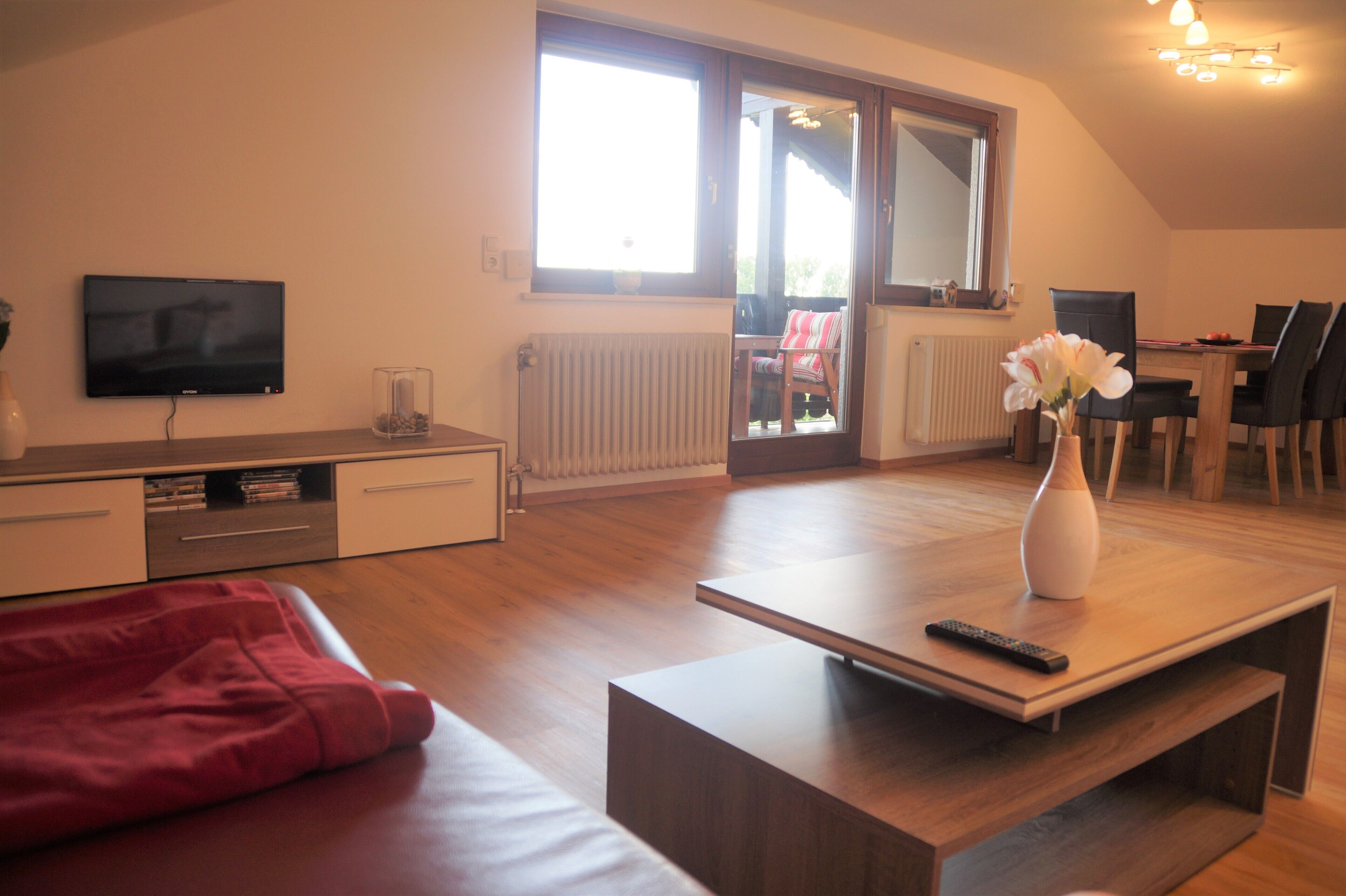 Schöne Dreizimmerwohnung mit Balkon und Alpenblick