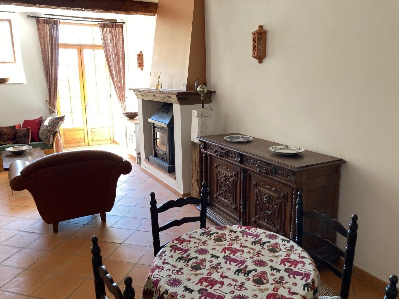 Apartment in renovated Chateau with private terrace.