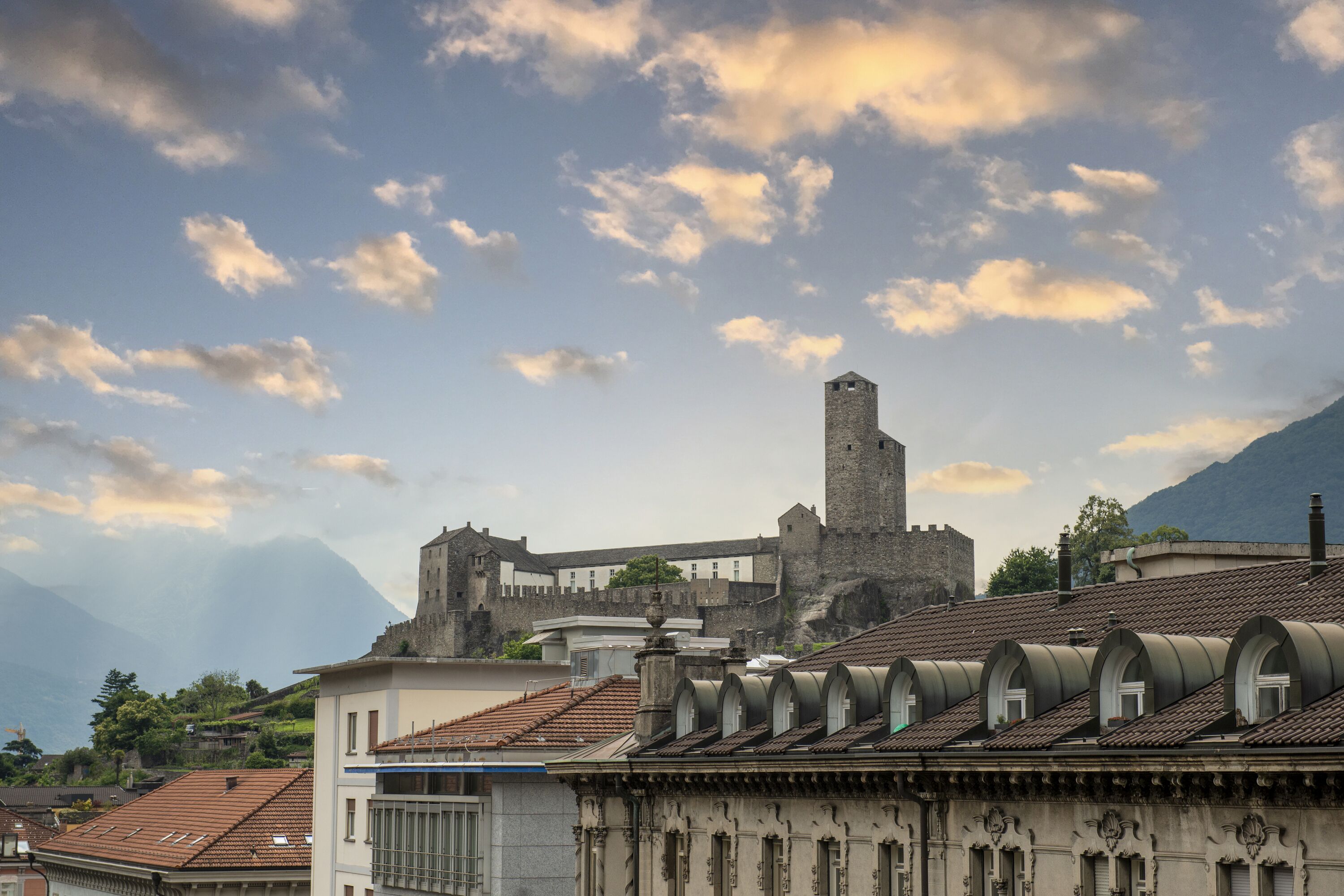 Castle View, Bellinzona, Switzerland