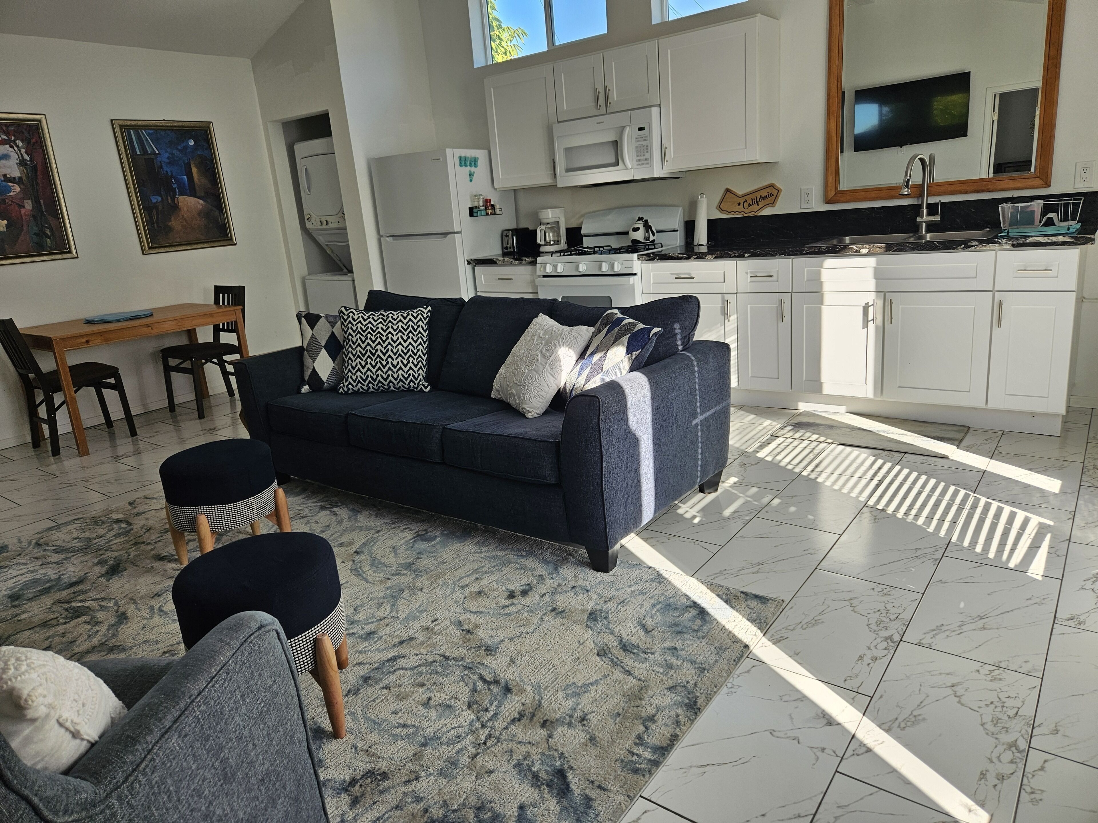 Upscale private back house with patio