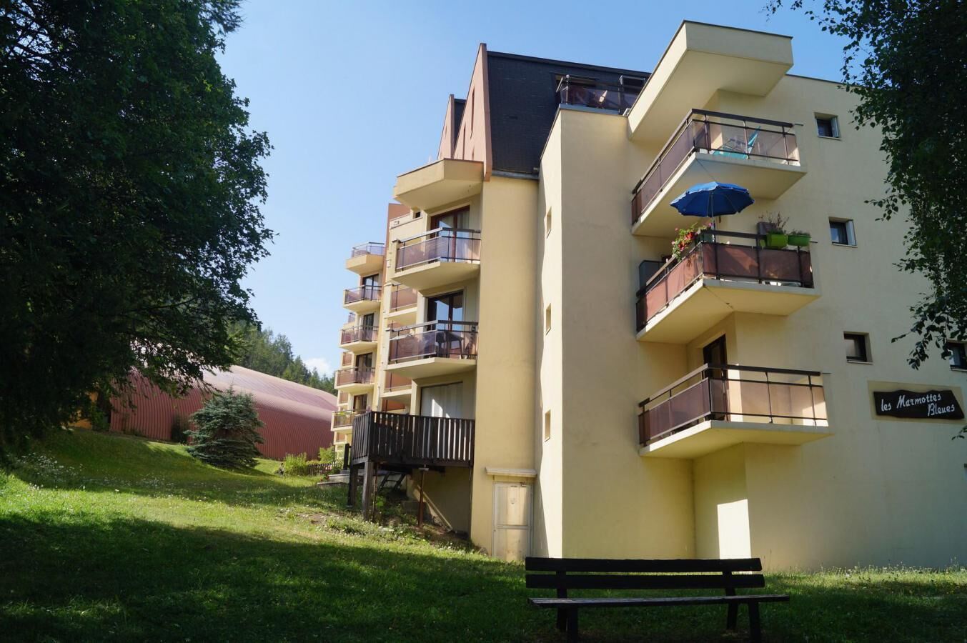 200m from ski slopes, floor -1, balcony, tv, 19m², Pra Loup