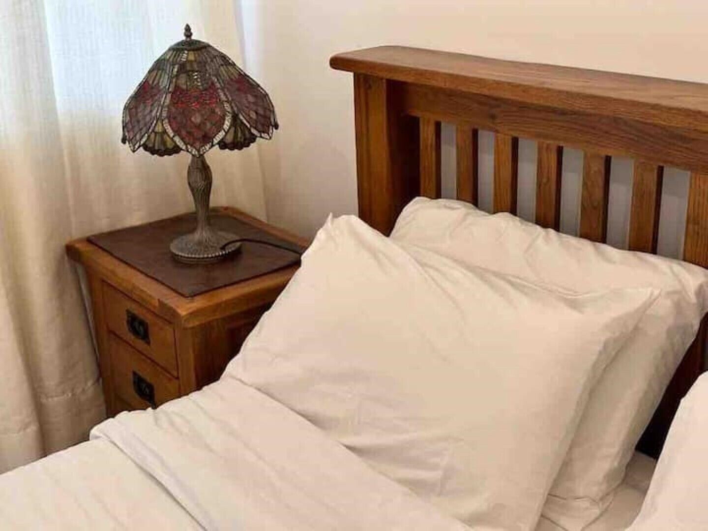 Modern flat: Enjoy clean white bedding at new flat, Gants Hill, Ilford, London