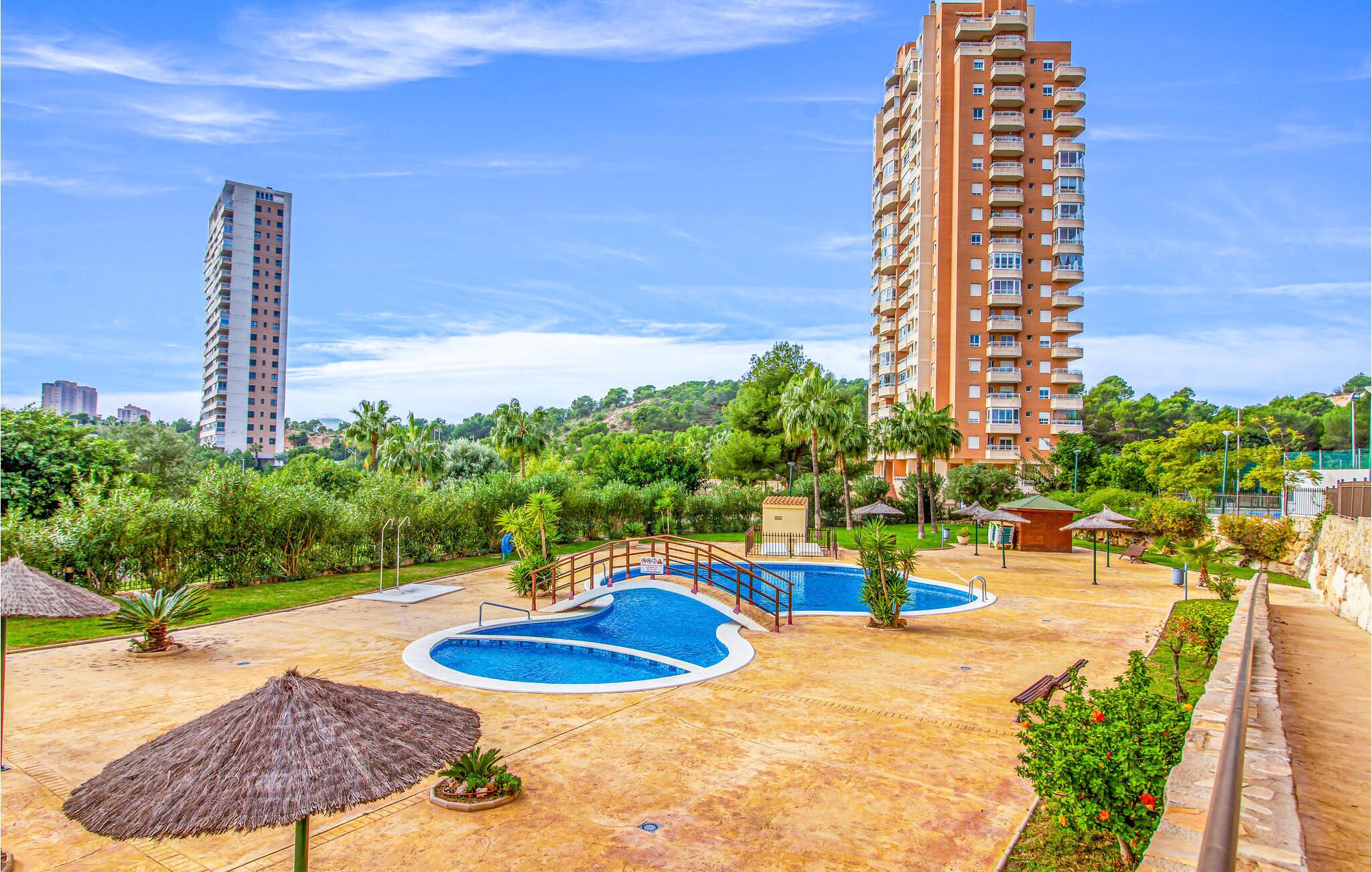 Spend a relaxing vacation in this comfortable apartment with pool access.