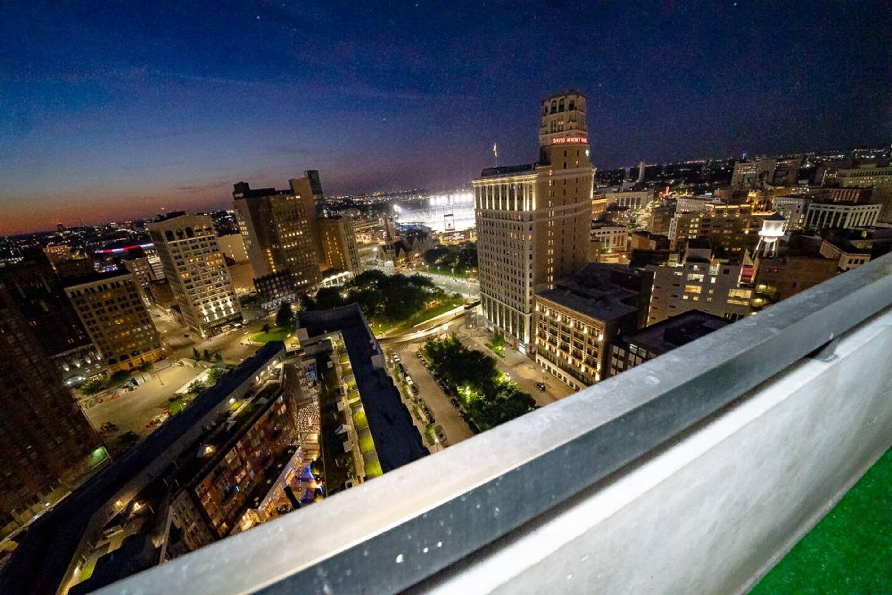 Literally Downtown Detroit with PENTHOUSE VIEW