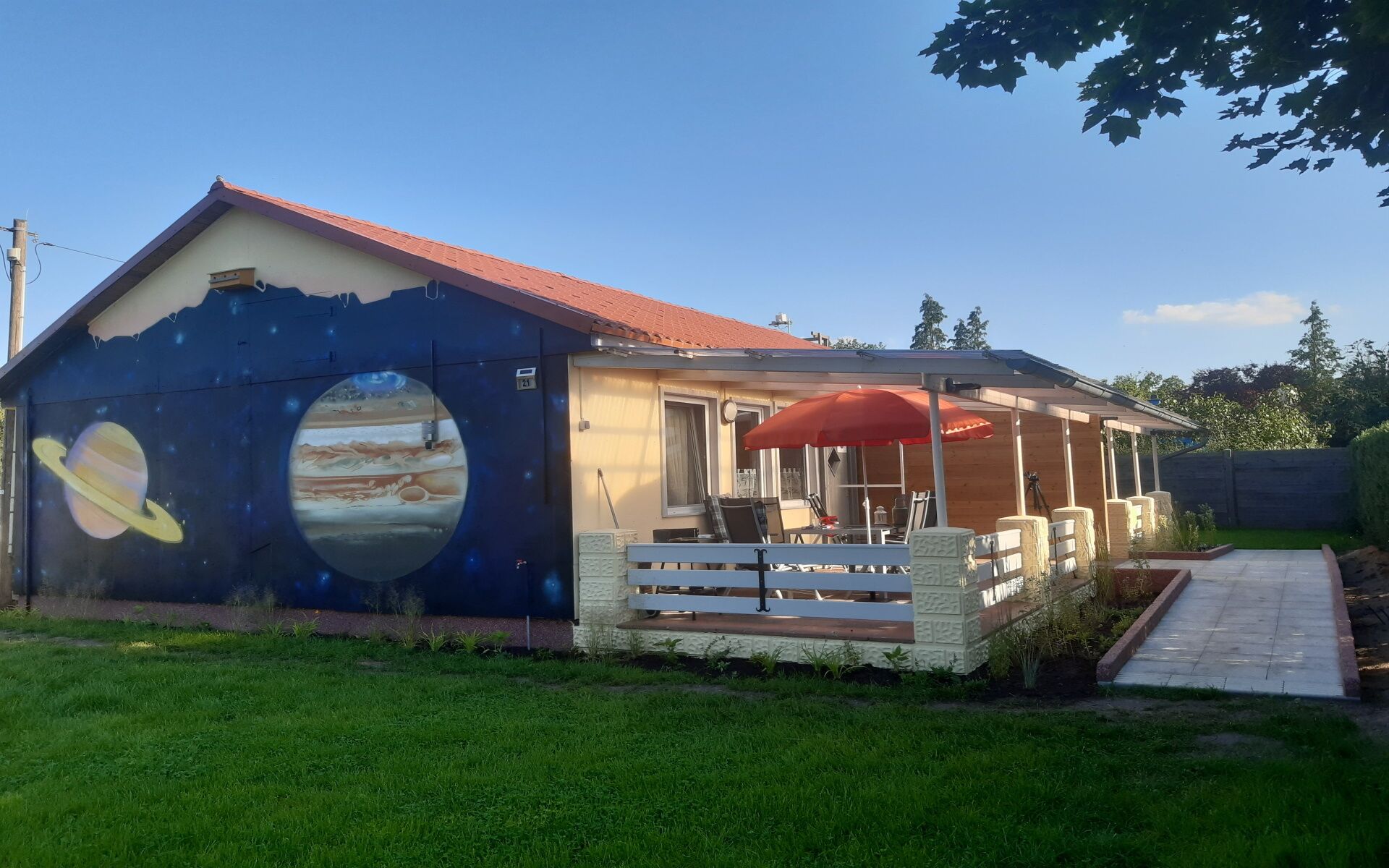 Ferienhaus Saturn, 50 qm, 2 Schlafzimmer für Max. 4 Personen