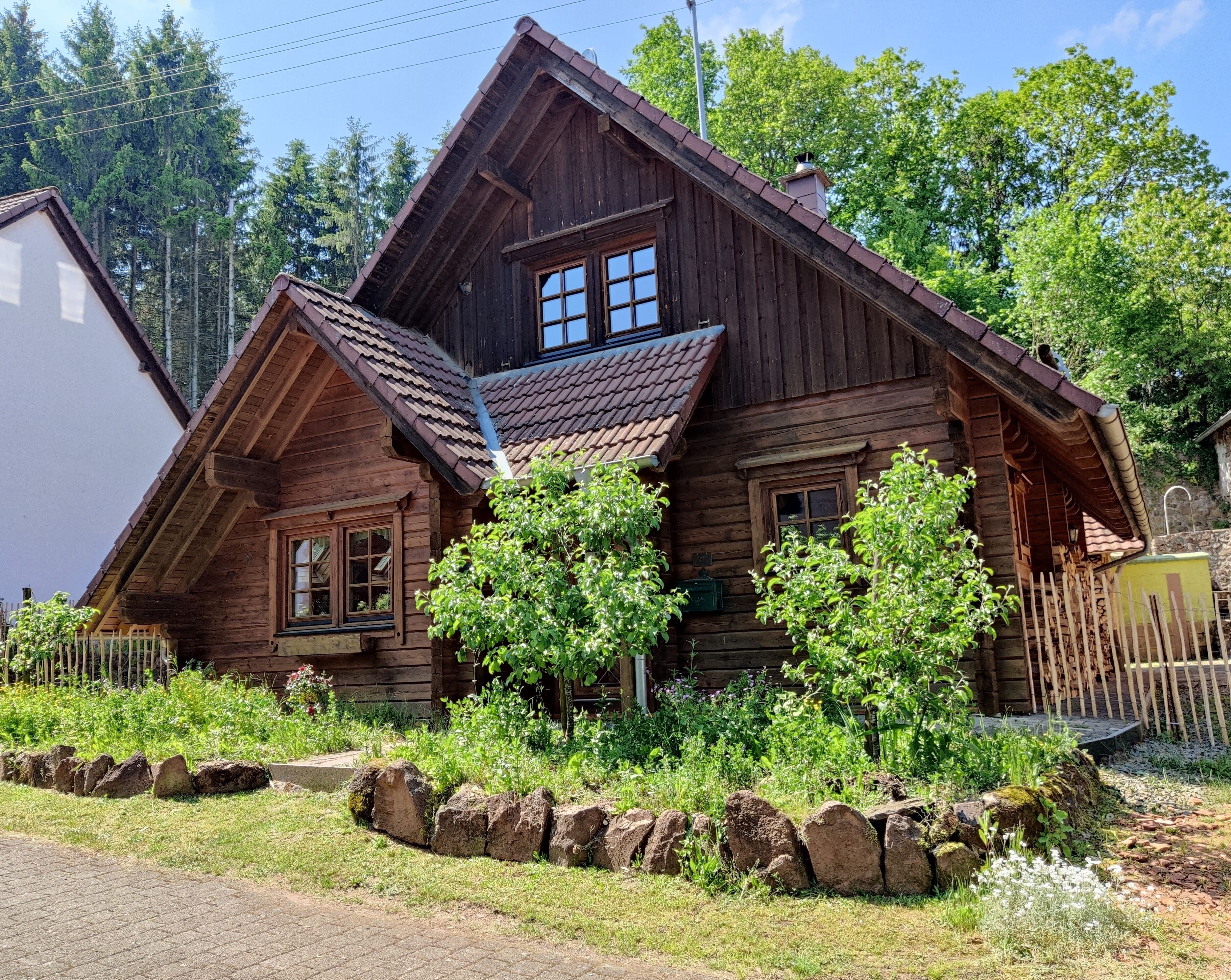 Log cabin in the Hunsrück high forest