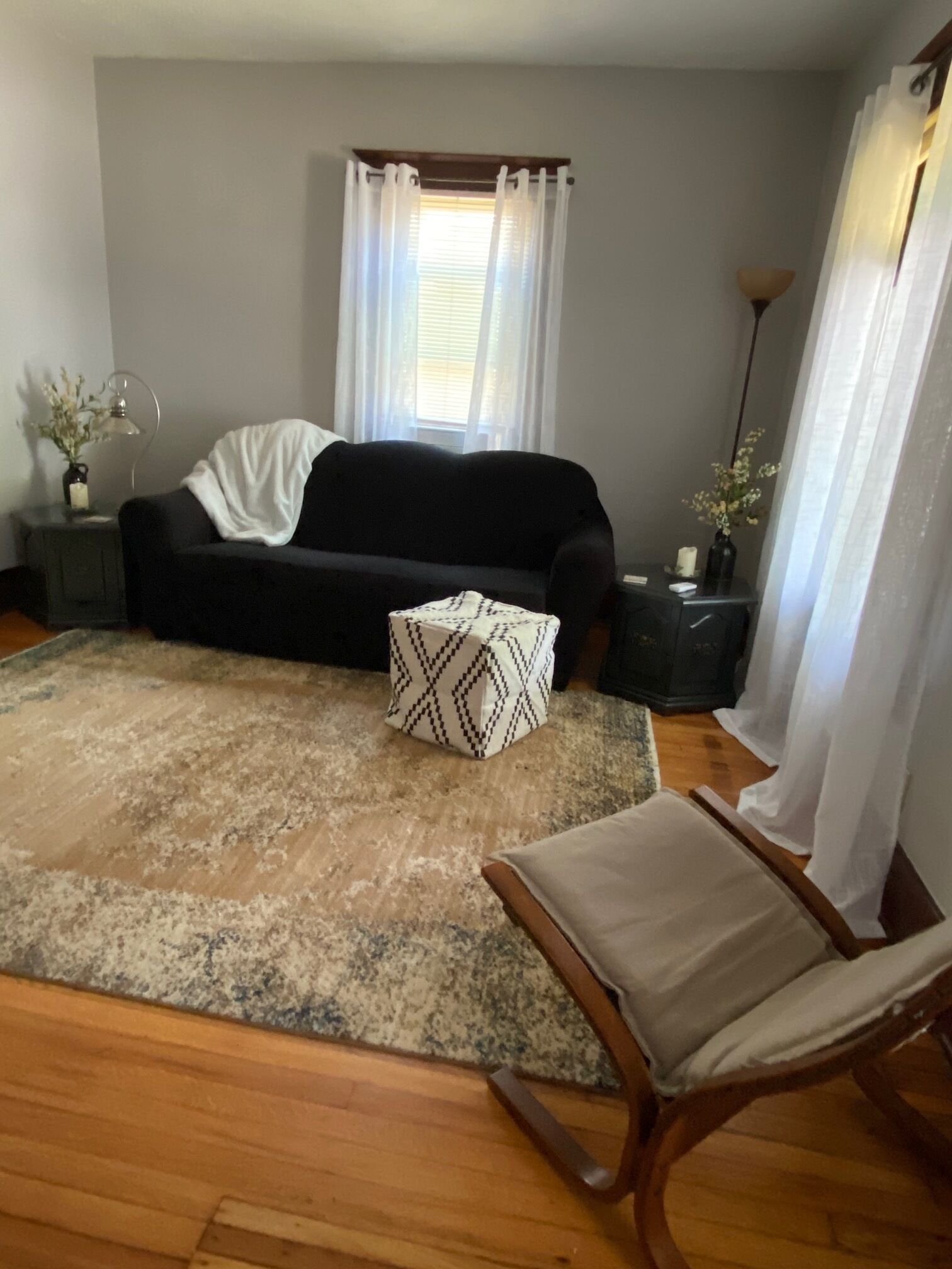Spacious apartment centrally located. Off street parking.