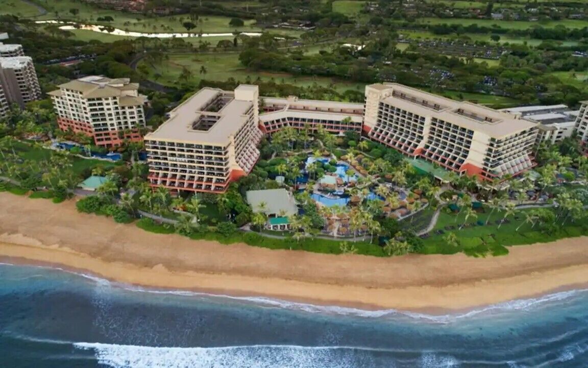Great resort on the beach with large pool and magnificent views.
