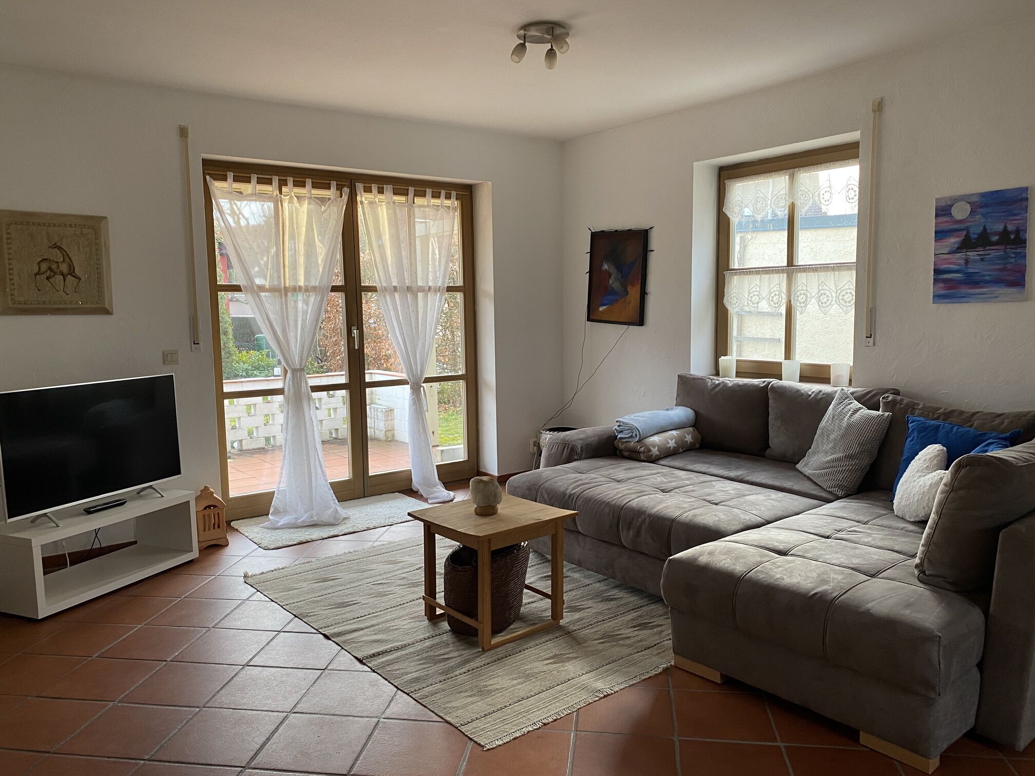 Ferienhaus mit Garten und 3 Schlafzimmer