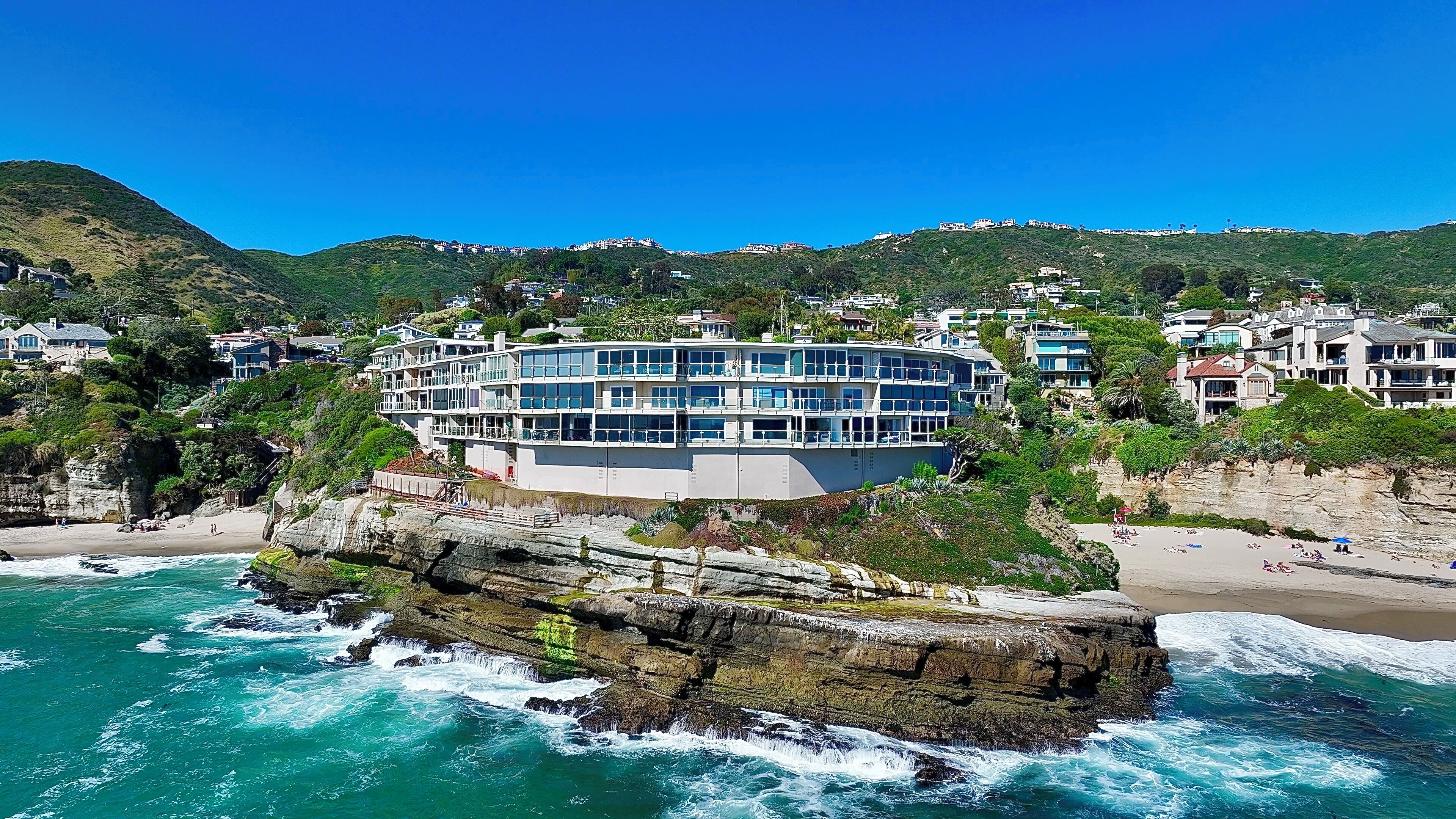 Oceanfront condo located at the end of Table Rock in Laguna Beach!