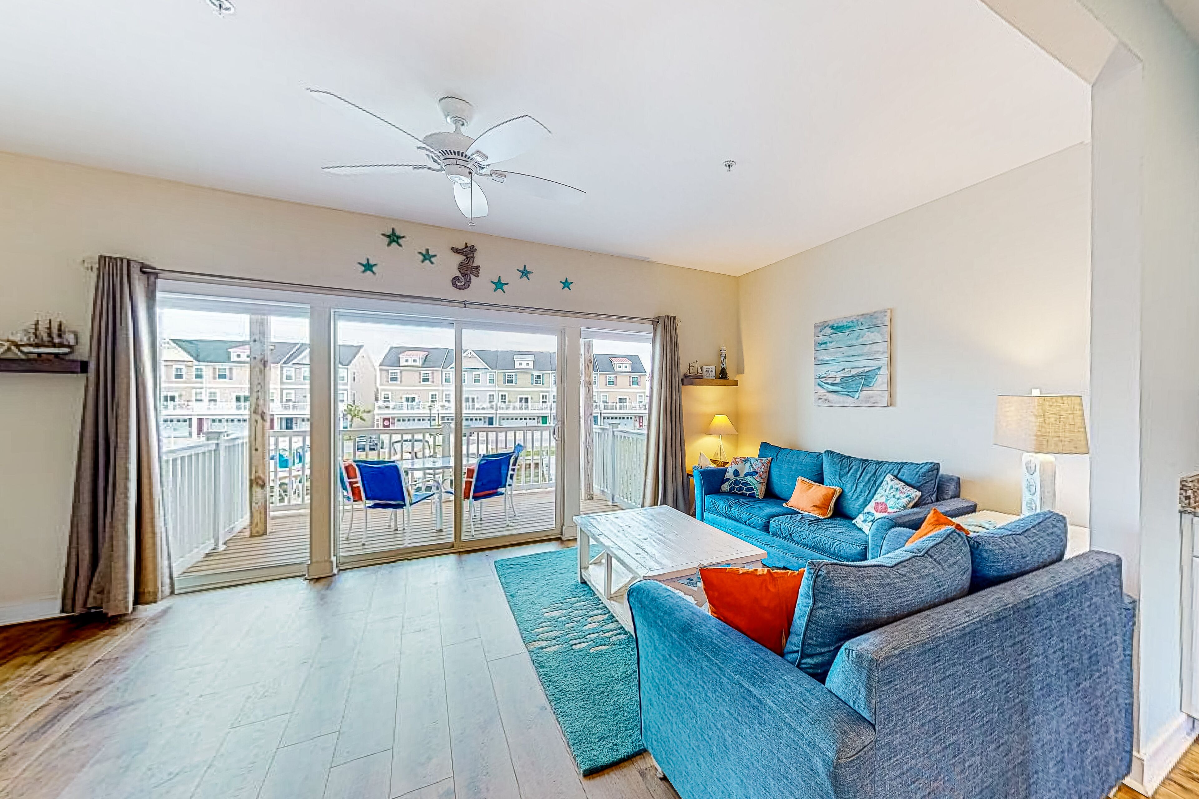 Seaside Village - SunnyG townhouse in Ocean City coastal resort with marina view