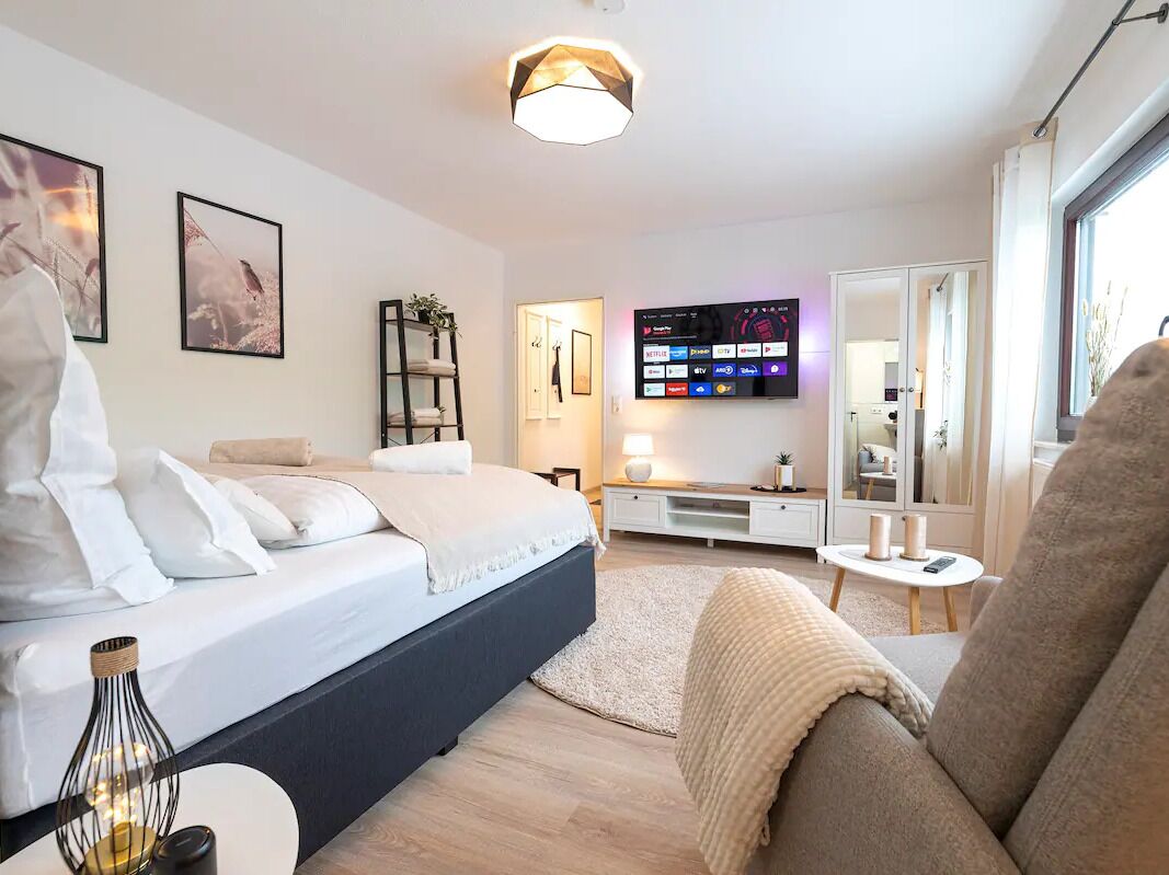 Design Studio mit 30qm, 1 Wohn-schlafzimmer, Max. 2 Personen